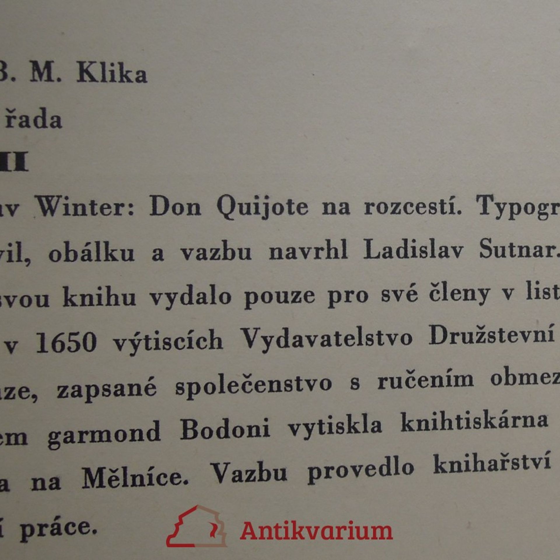 G. Winter Don Quijote na rozcestí