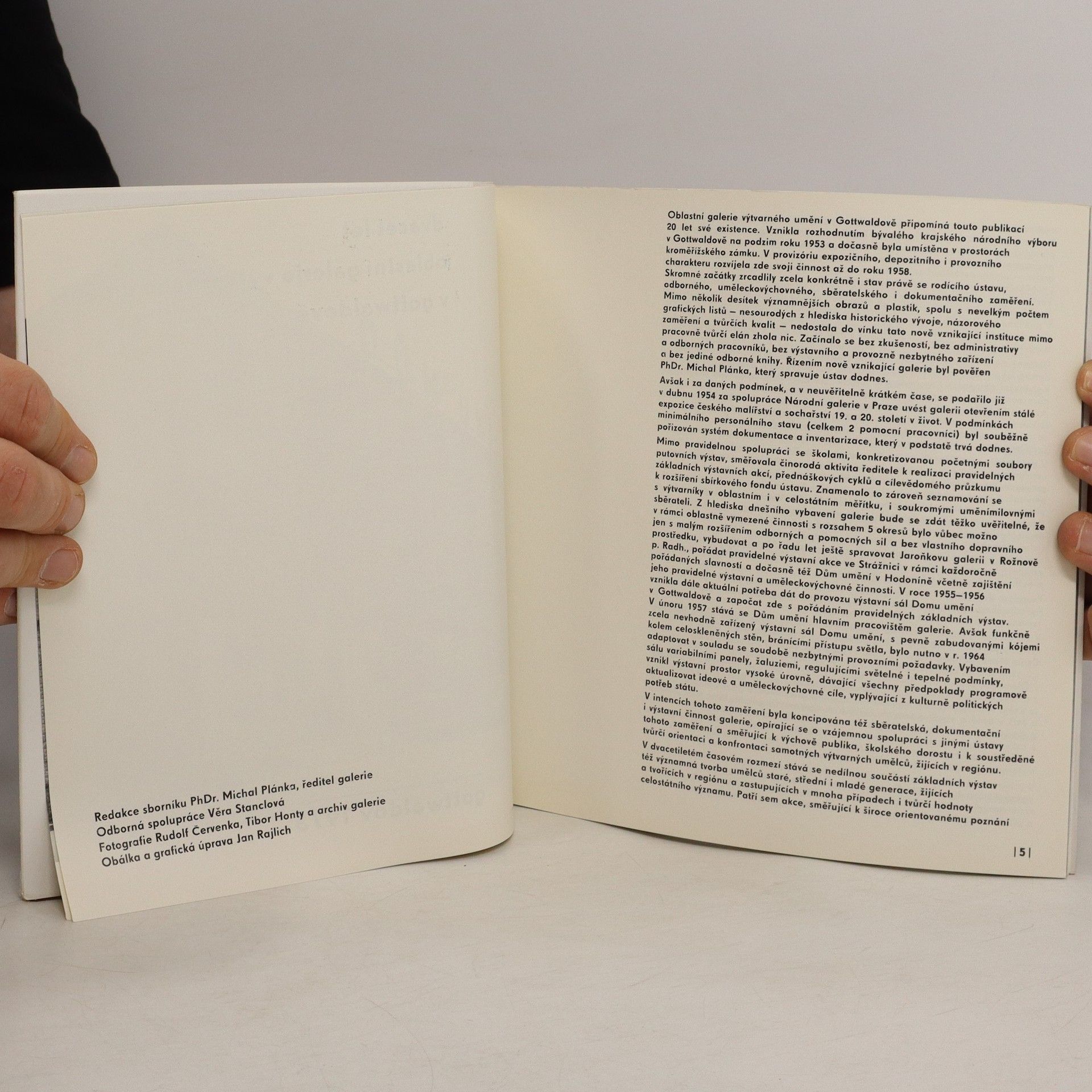 Autorenkollektiv 20 let oblastní galerie výtvarného umění v Gottwaldově