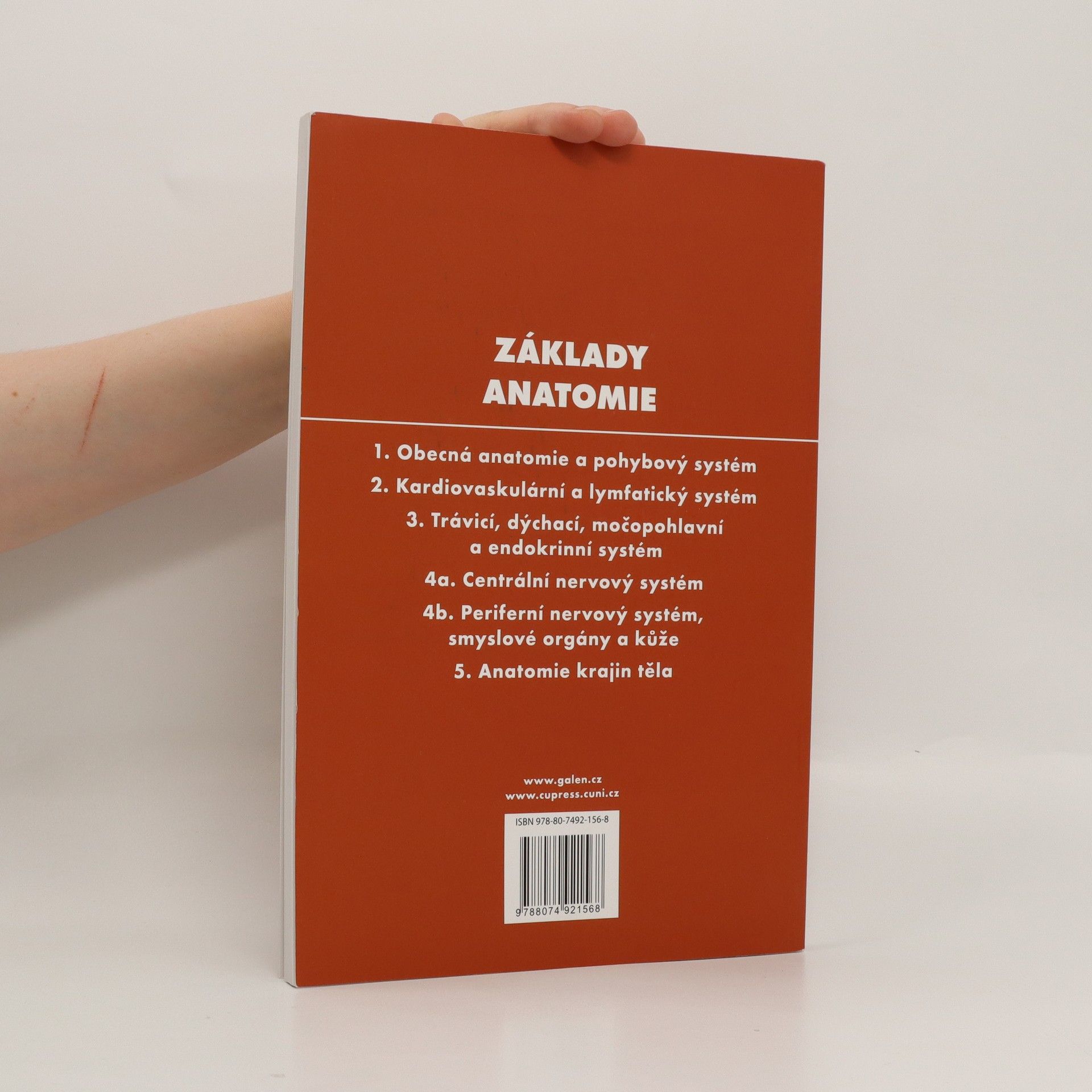 Miloš Grim Základy anatomie. 4b., Periferní nervový systém, smyslové orgány a kůže