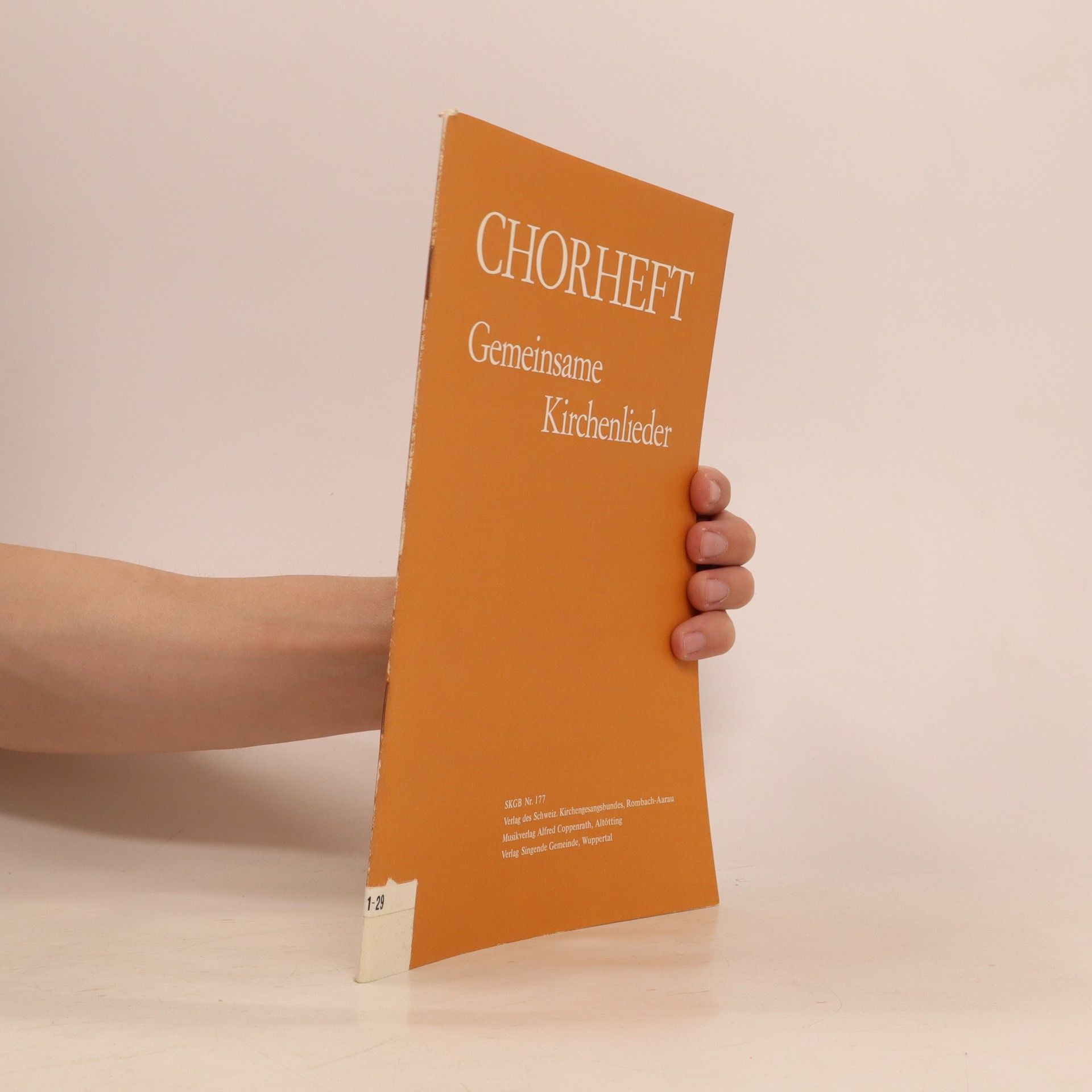 Collectif d'auteurs Chorheft. Gemeinsame Kirchenlieder