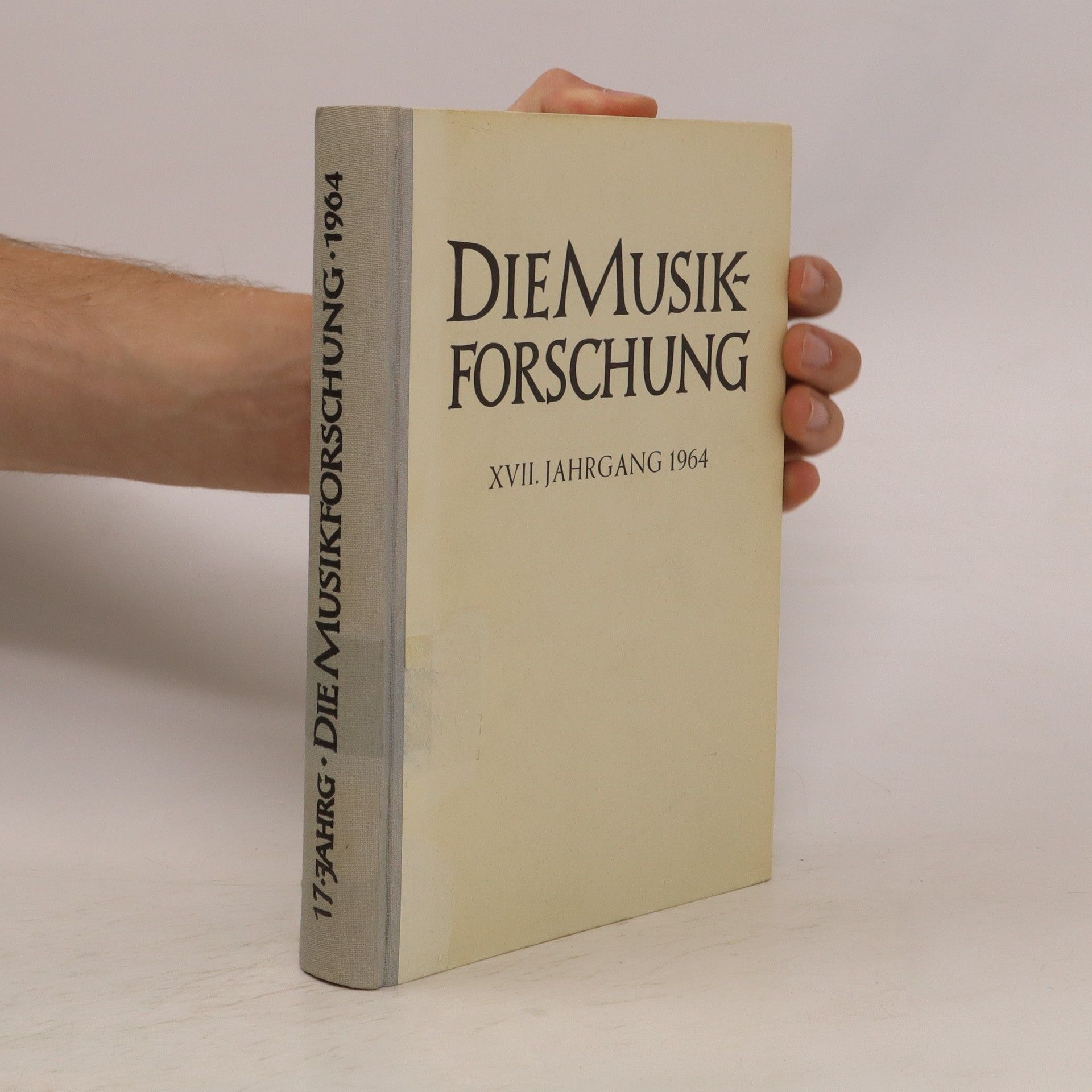 Autorenkollektiv Die Musikforschung. XVII. Jahrgang 1964