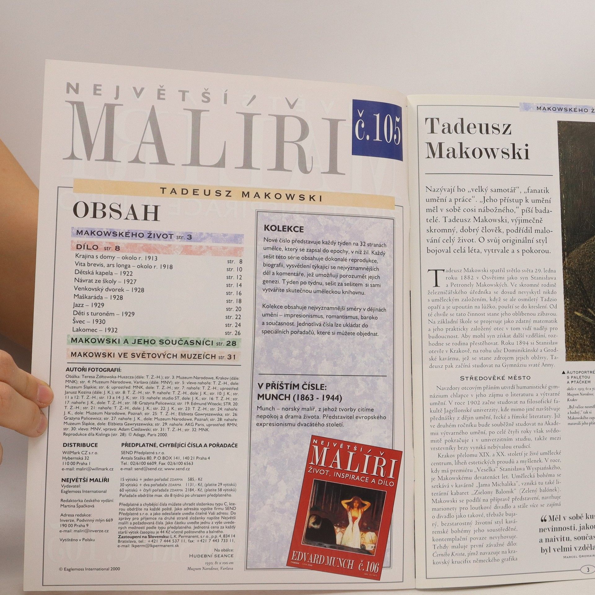 Autorenkollektiv Největší malíři. Život, inspirace a dílo. Tadeusz Makowski 105