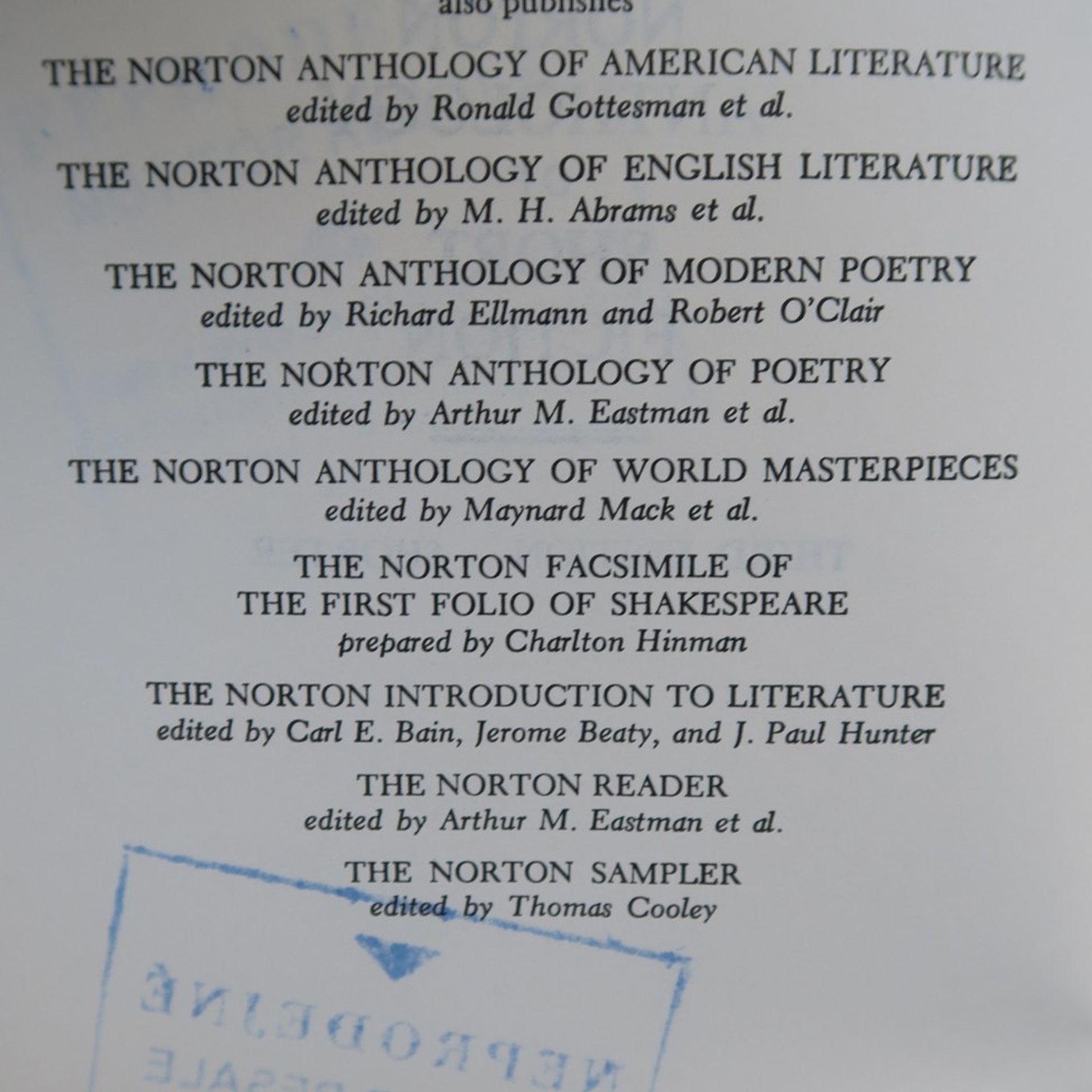 R. V. Cassill The Norton anthology of short fiction (Shorter Third Edition)