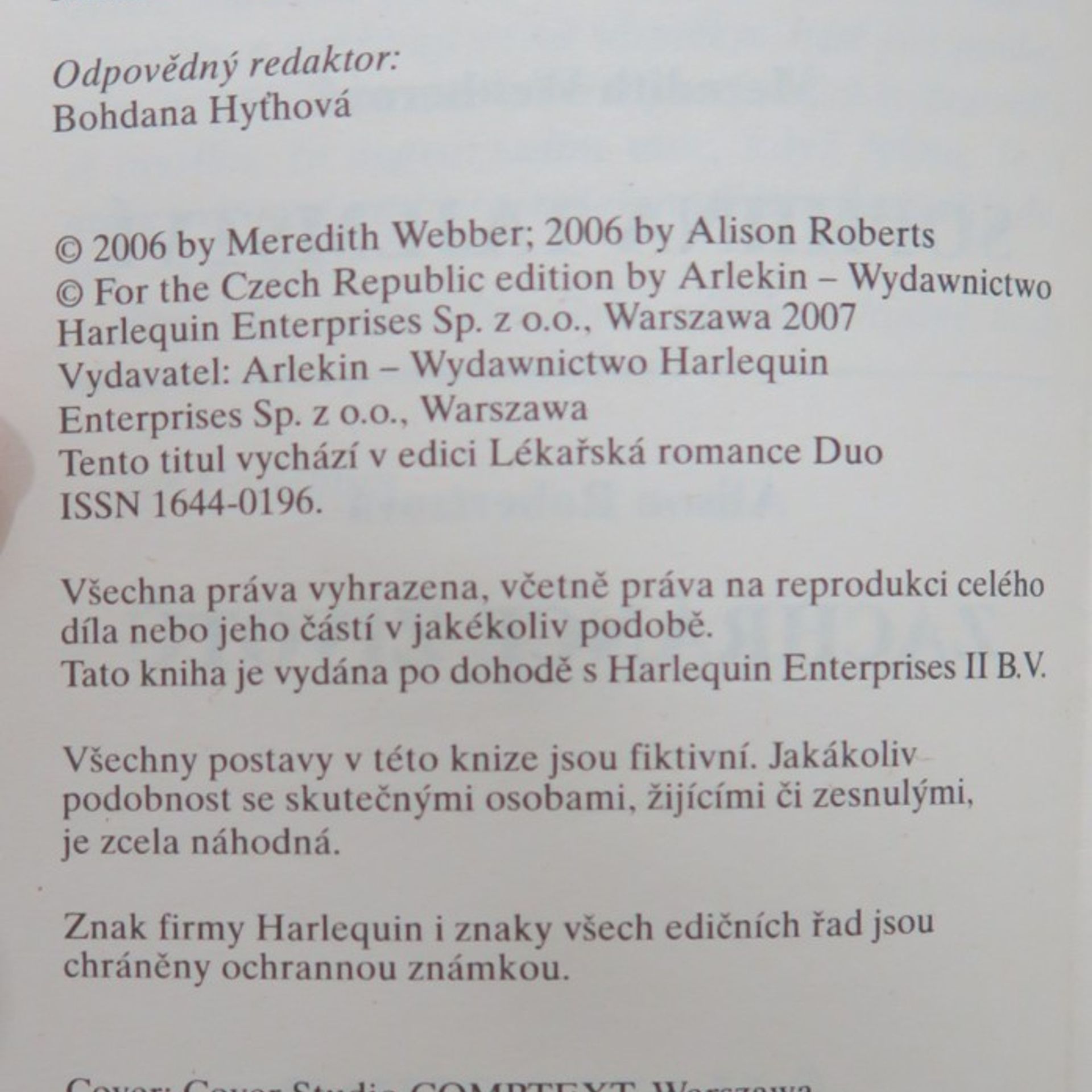 Alison Roberts Lékařská romance Duo. Sophiina tajemství, Zachránce životů