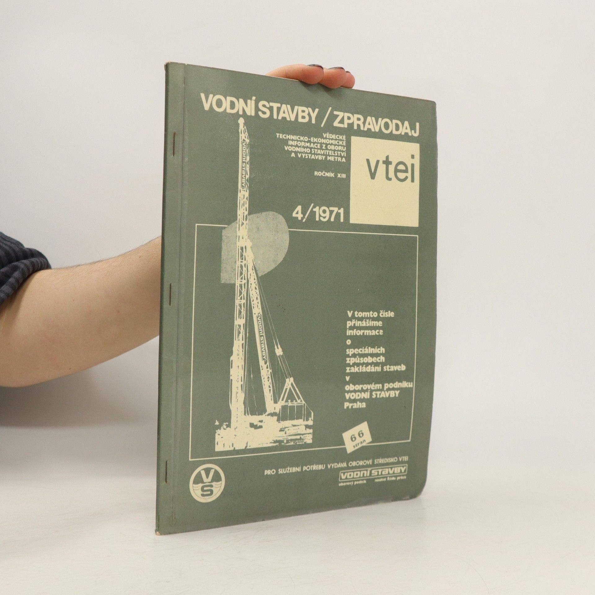 Collectif d'auteurs Vodní stavby 4/1971