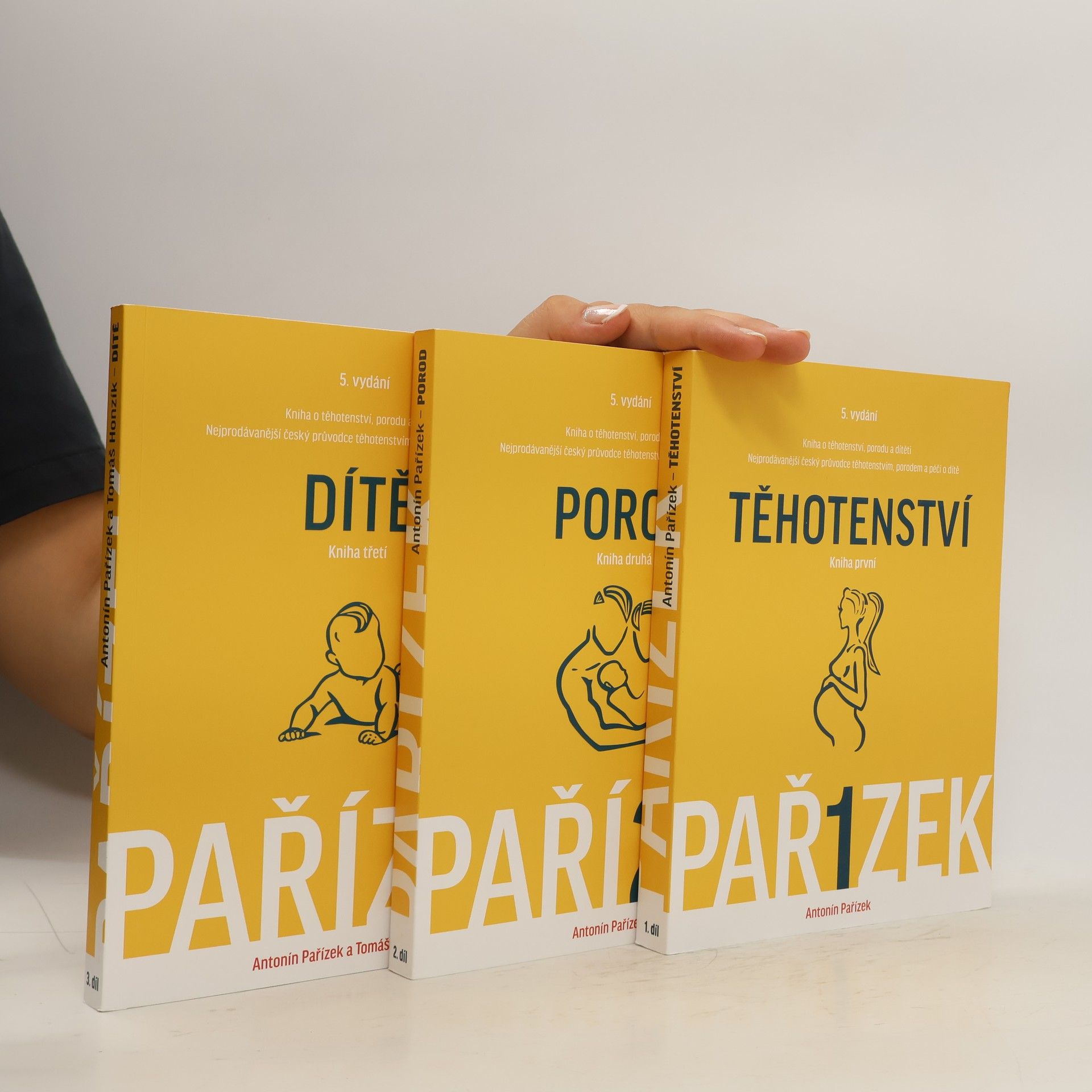 Antonín Pařízek Kniha o těhotenství, porodu a dítěti 1-3