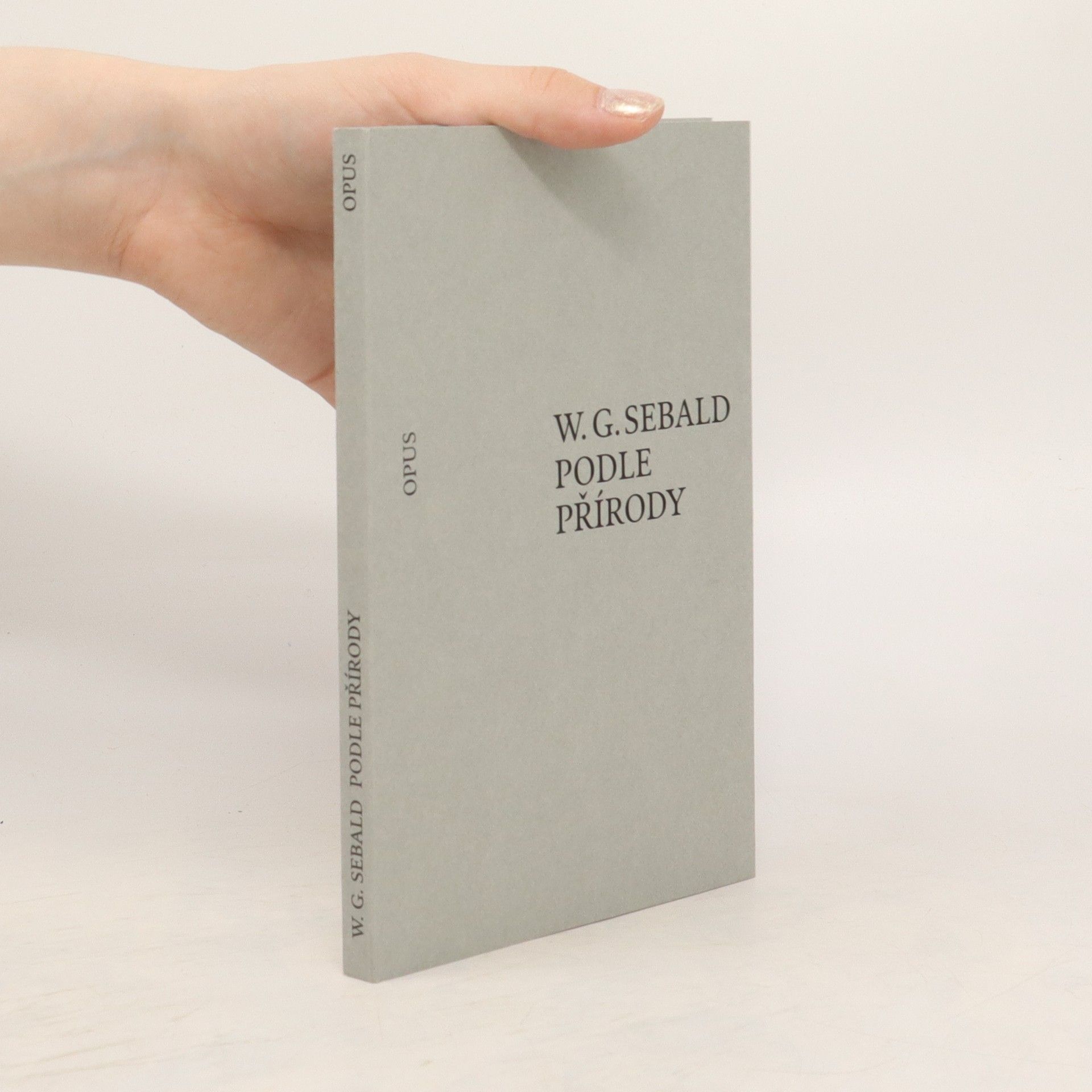 W. G. Sebald Podle přírody