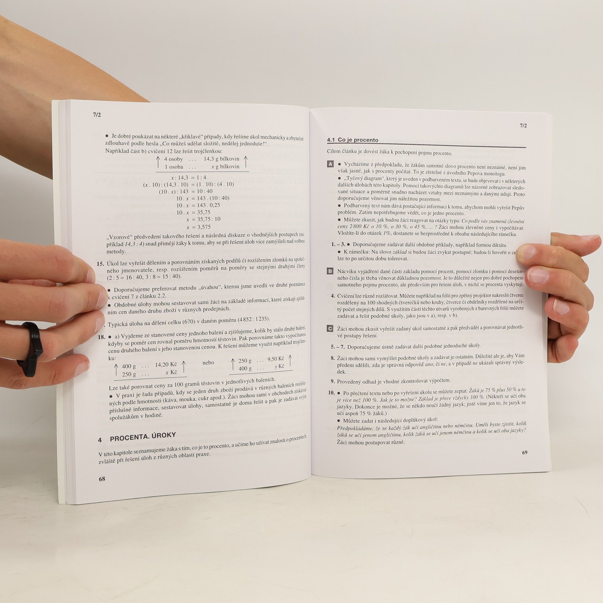 Oldřich Odvárko Knížka pro učitele k učebnicím matematiky pro 7. ročník základní školy