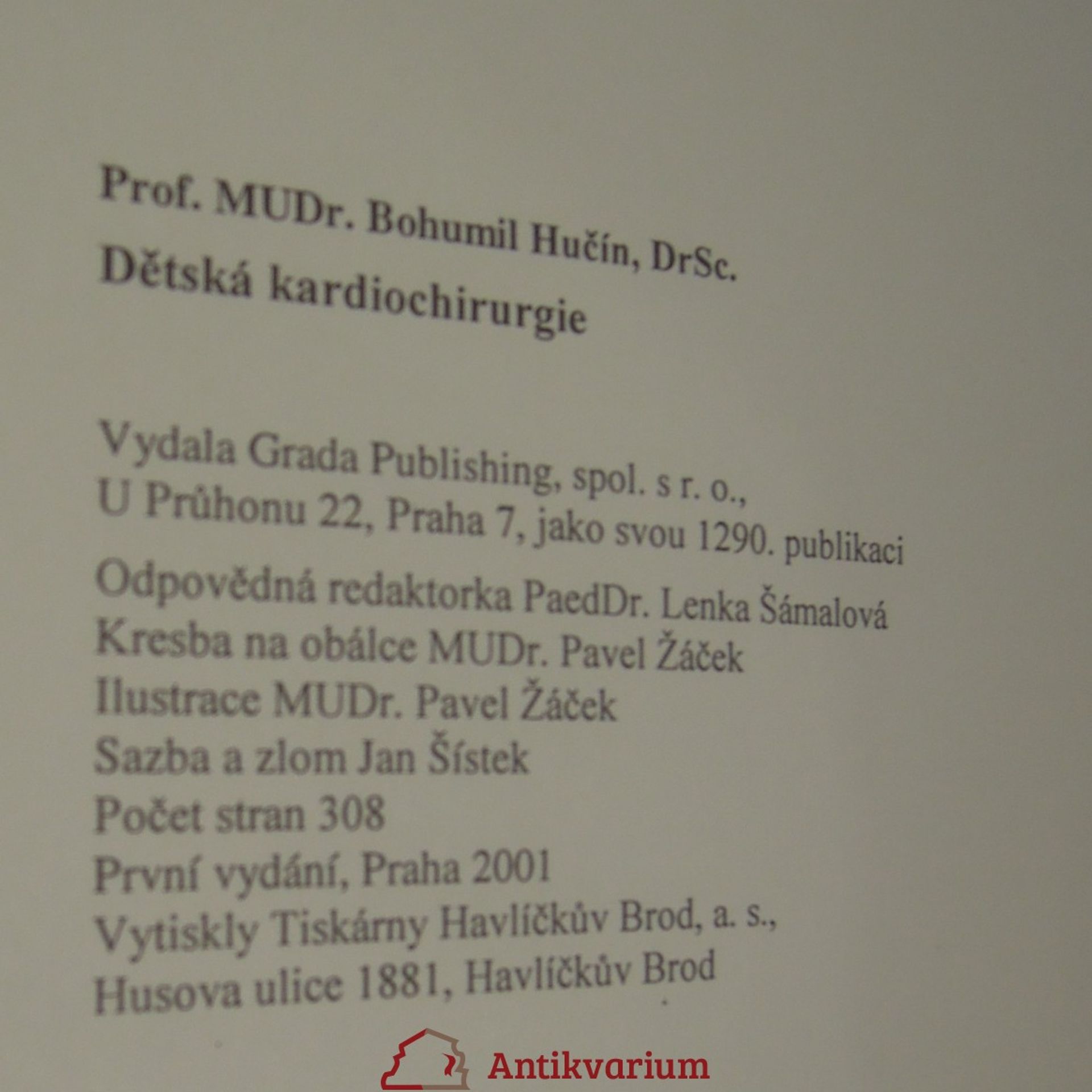 Bohumil Hučín Dětská kardiochirurgie