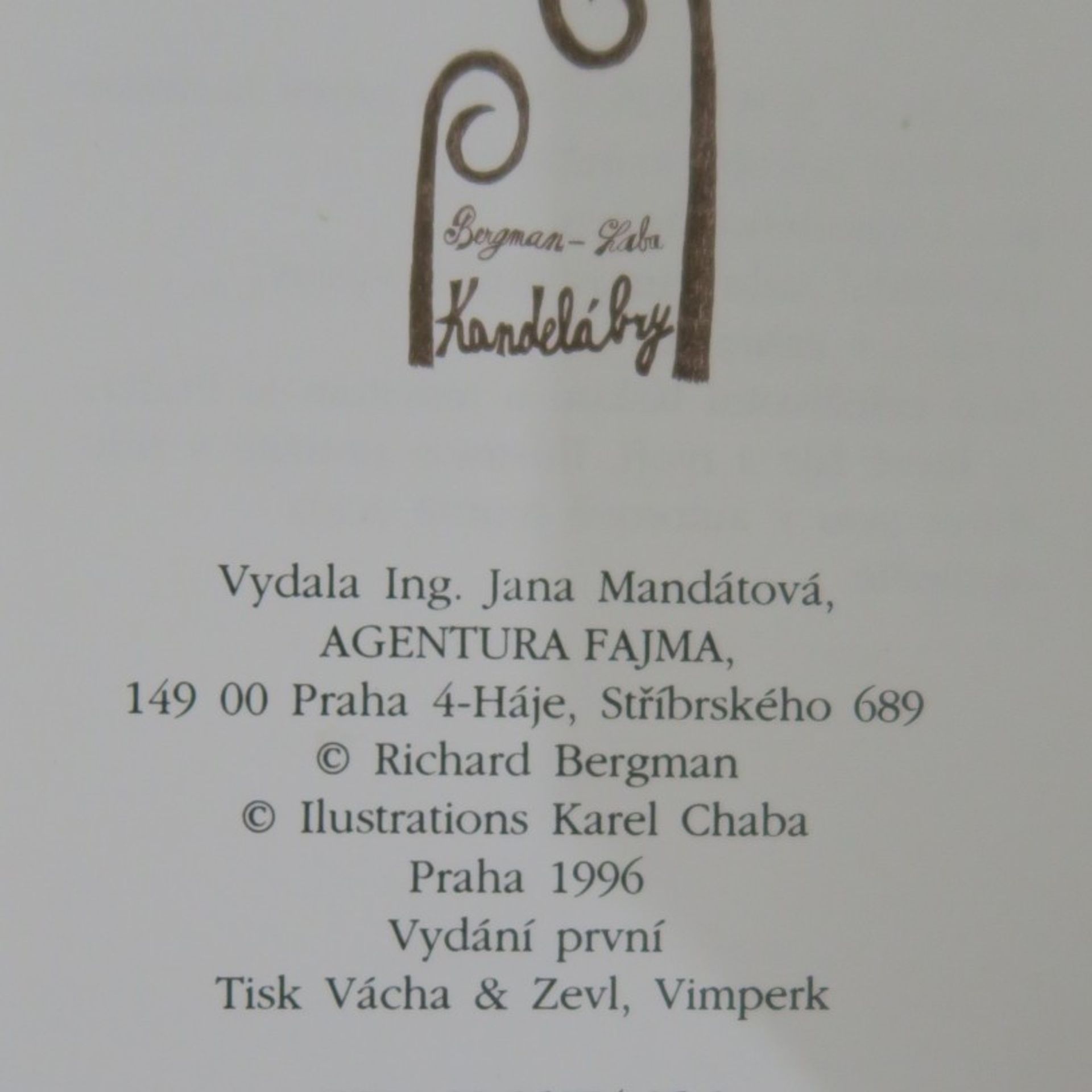 Richard Bergman Kandelábry