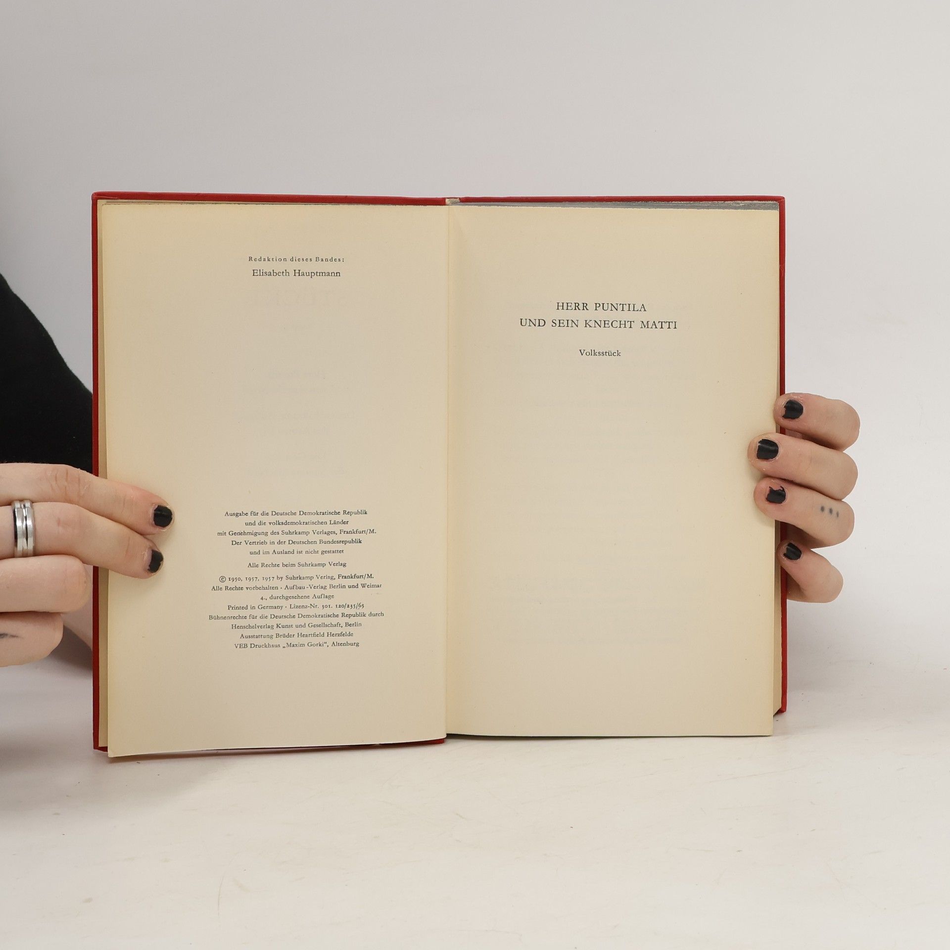 Various authors Brecht Stücke IX