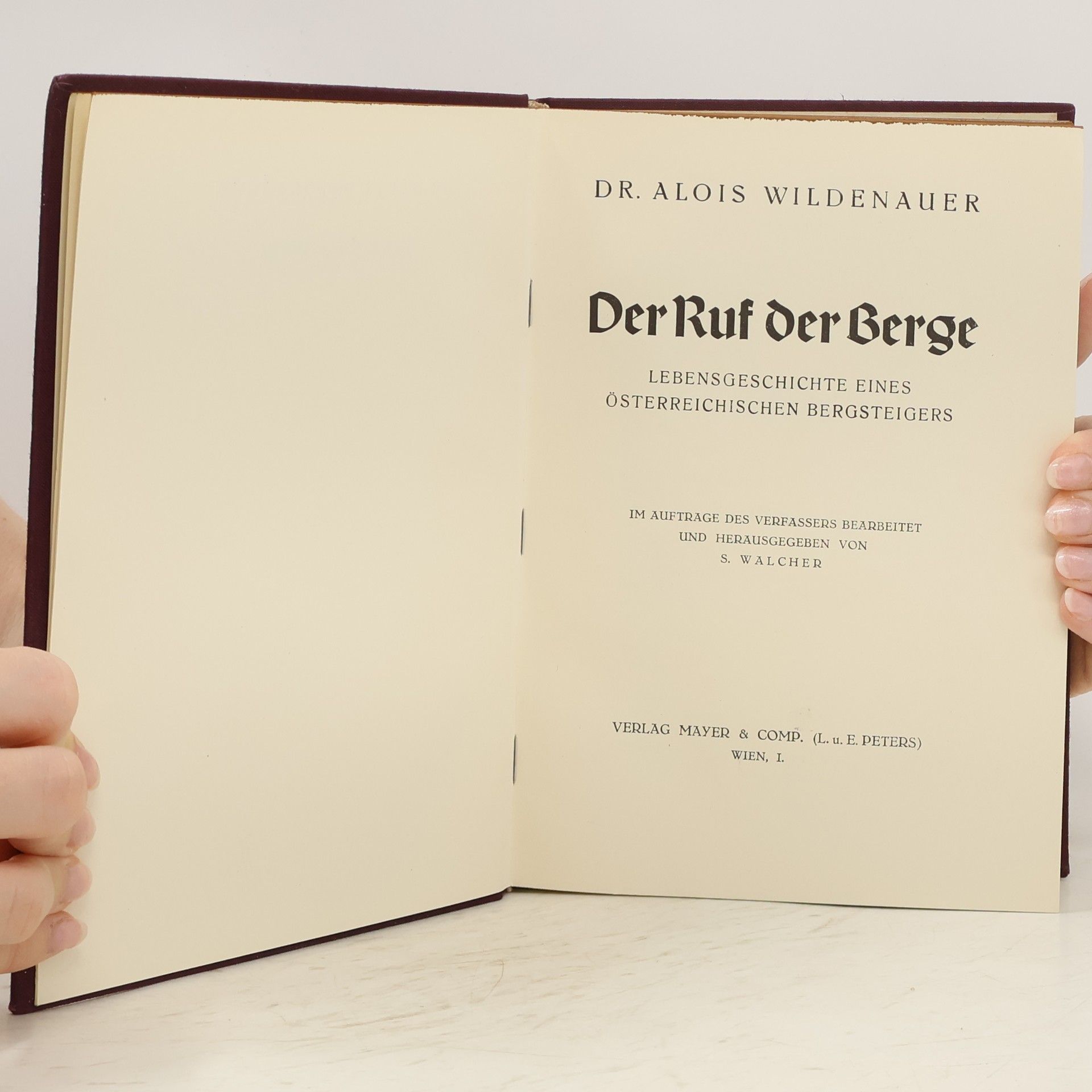 Alois Wildenauer Der Ruf der Berge