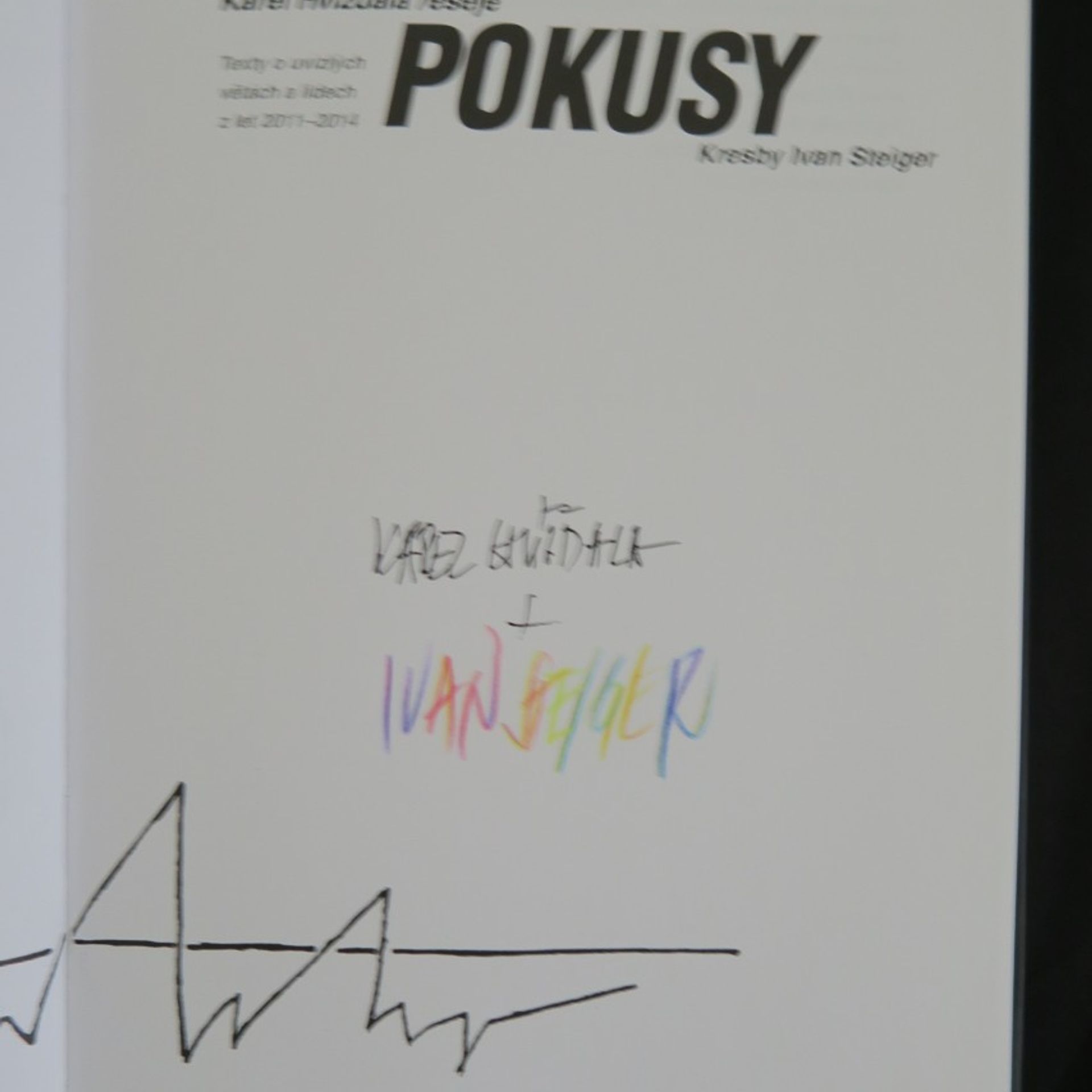 Karel Hvížďala Pokusy : texty o uvízlých větách a lidech z let 2011-2014