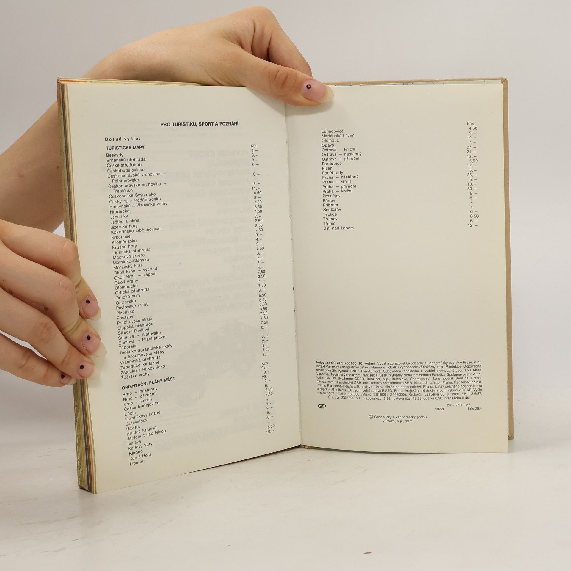 Various authors Auto atlas ČSSR
