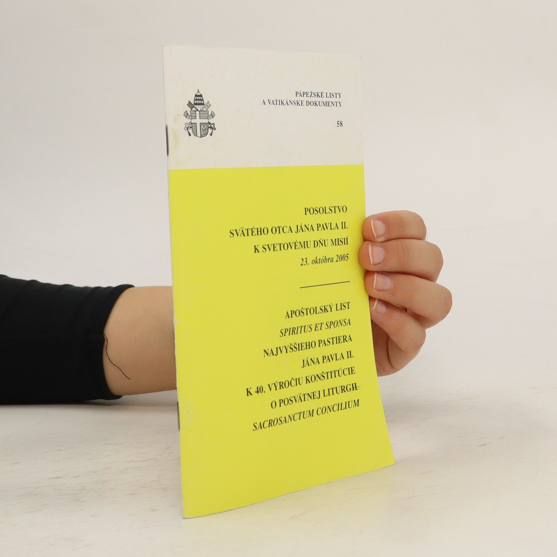 Auteurscollectief Pápežské listy a vatikánske dokumenty 58