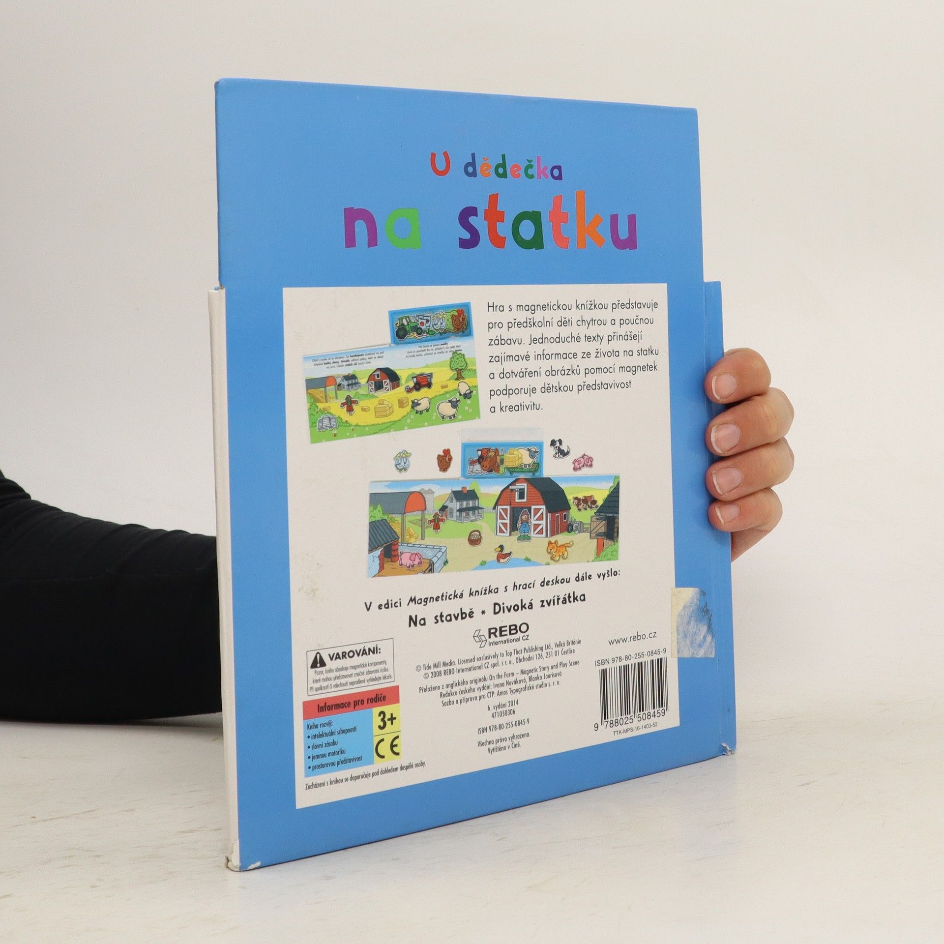 Autorenkollektiv U dědečka na statku : magnetická knížka s hrací deskou Magnetická knížka - U dědečka na statku