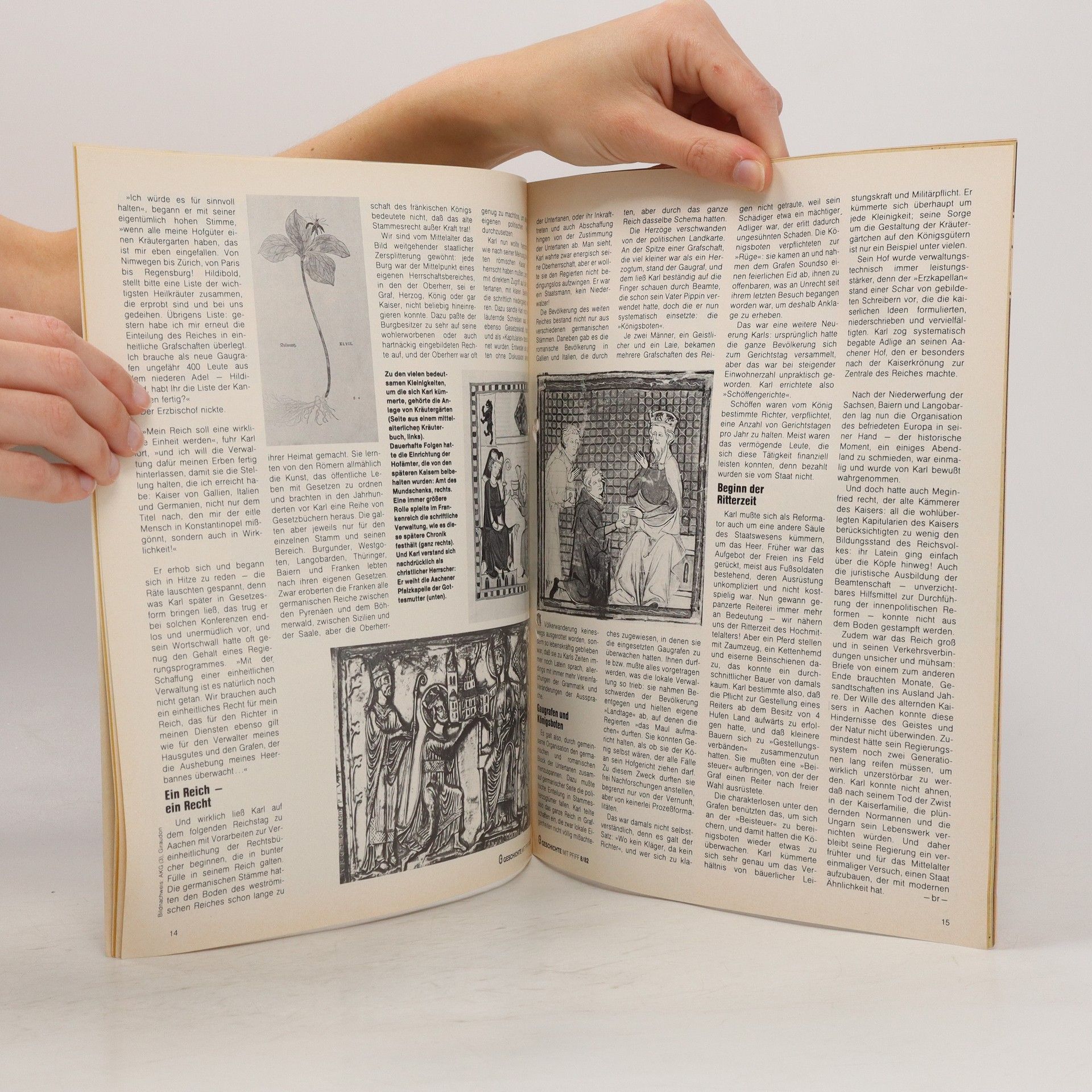 Autorenkollektiv Geschichte mit Pfiff 8/82. Karl der Grosse uns sein Reich