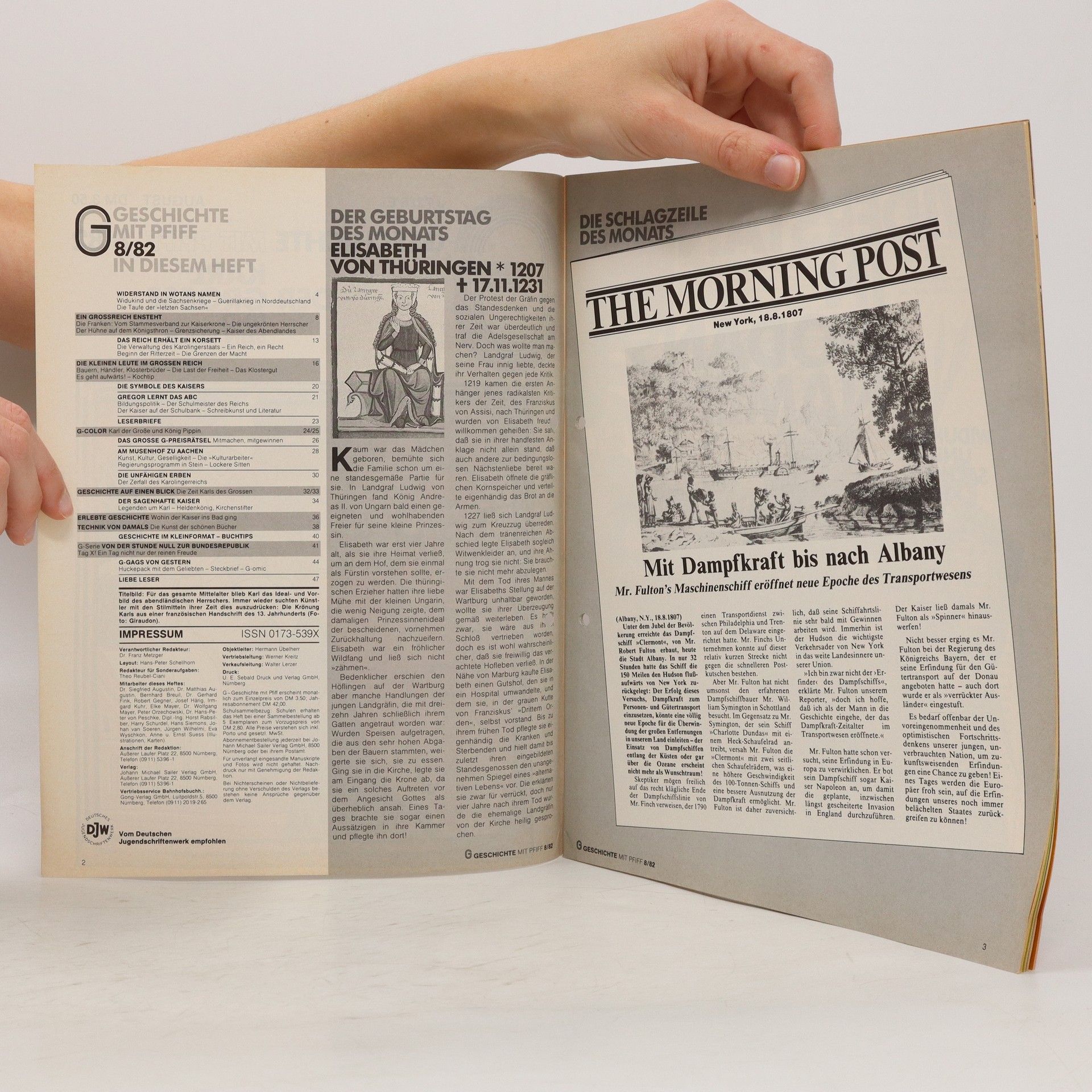 Autorenkollektiv Geschichte mit Pfiff 8/82. Karl der Grosse uns sein Reich