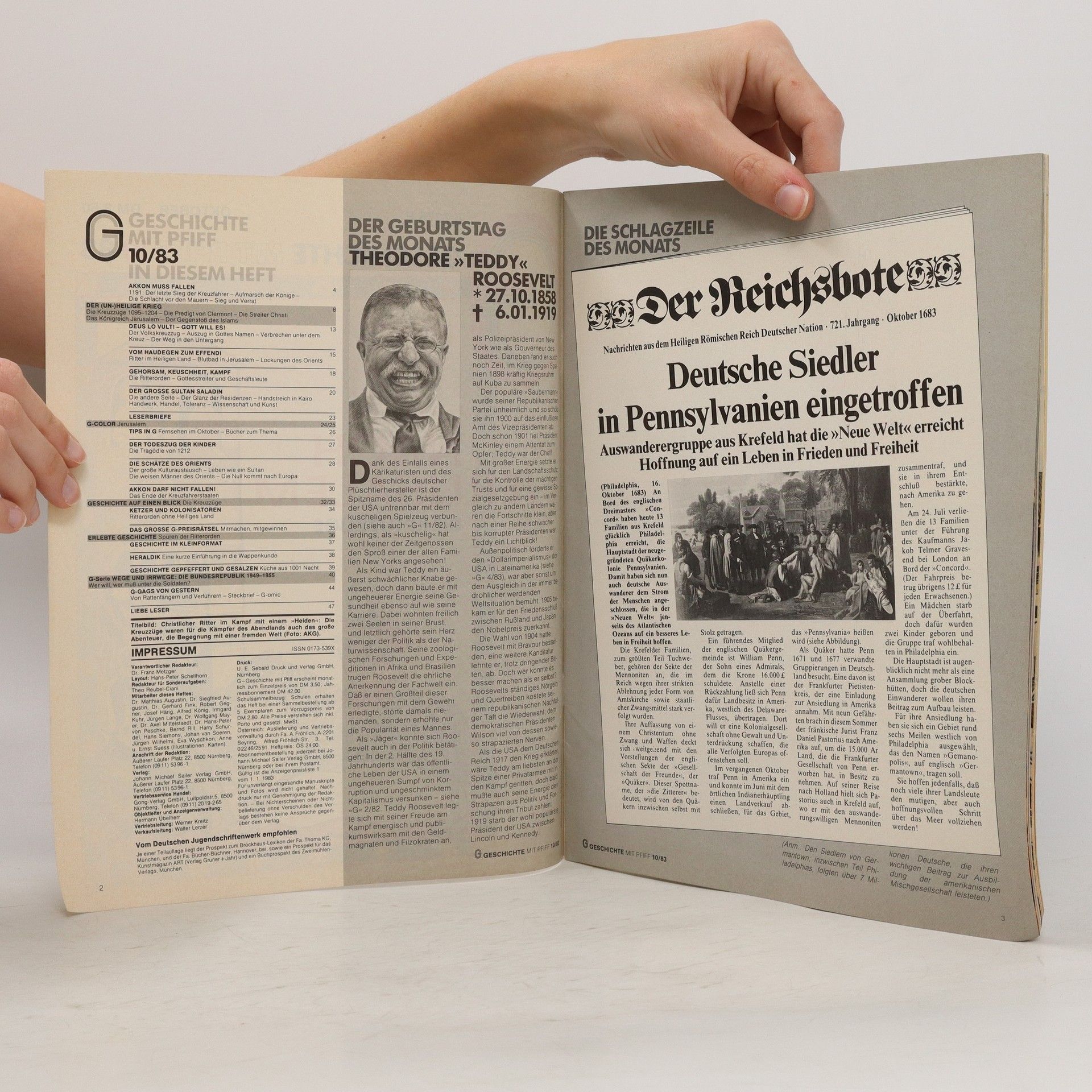Autorenkollektiv Geschichte mit Pfiff 10/83. Nach Jerusalem