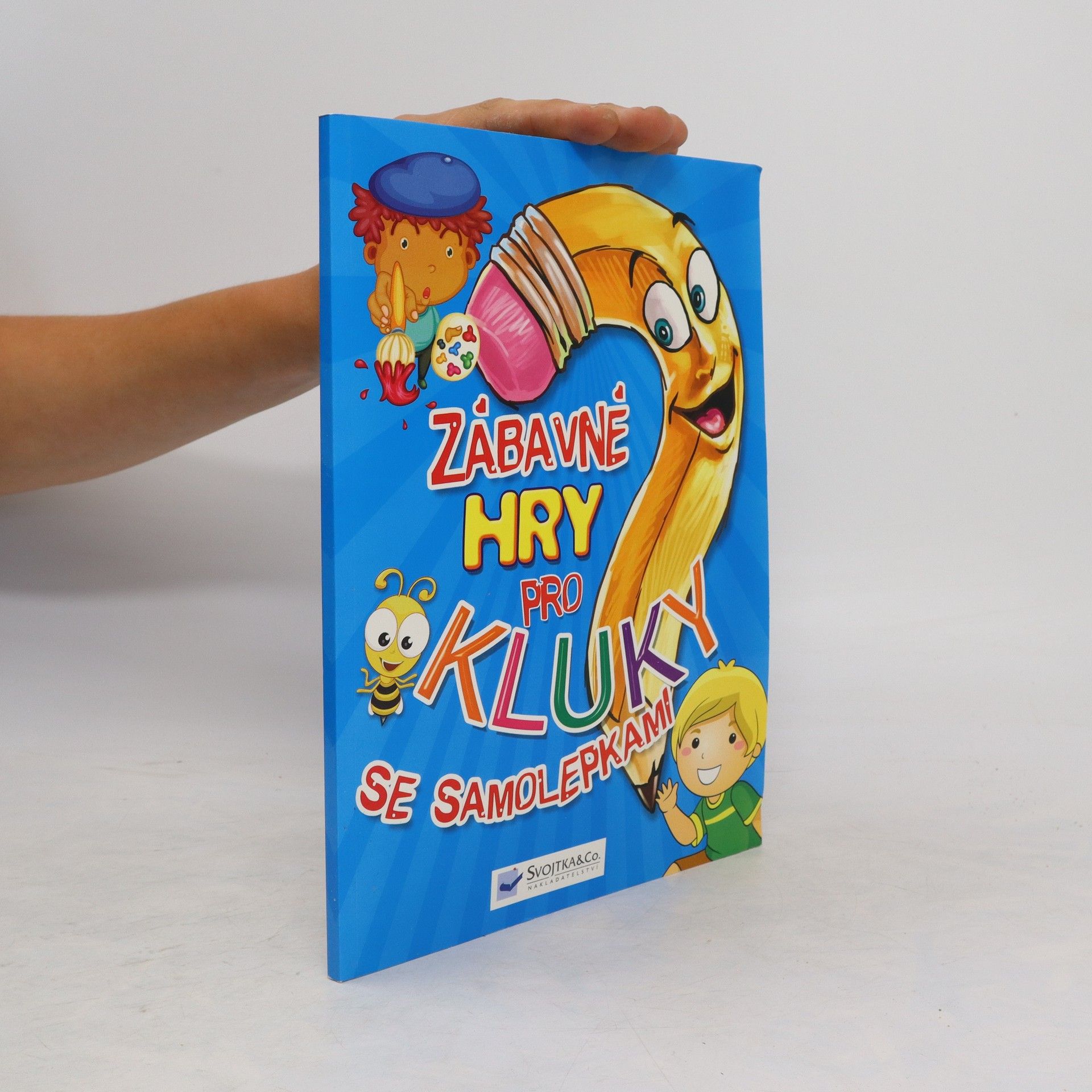 Autorenkollektiv Zábavné hry pro kluky se samolepkami