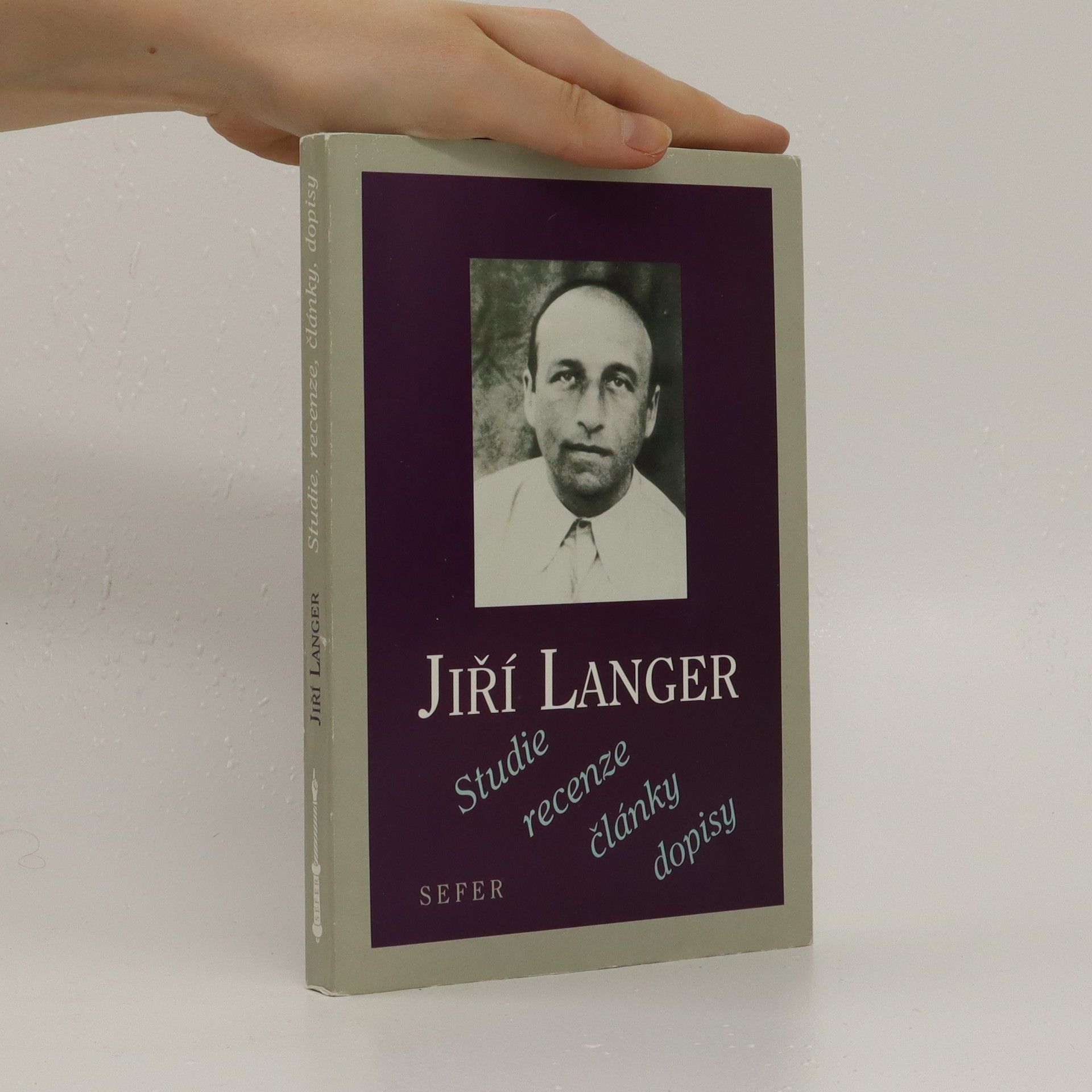 Jiří Langer Jiří Langer. Studie, recenze, články, dopisy