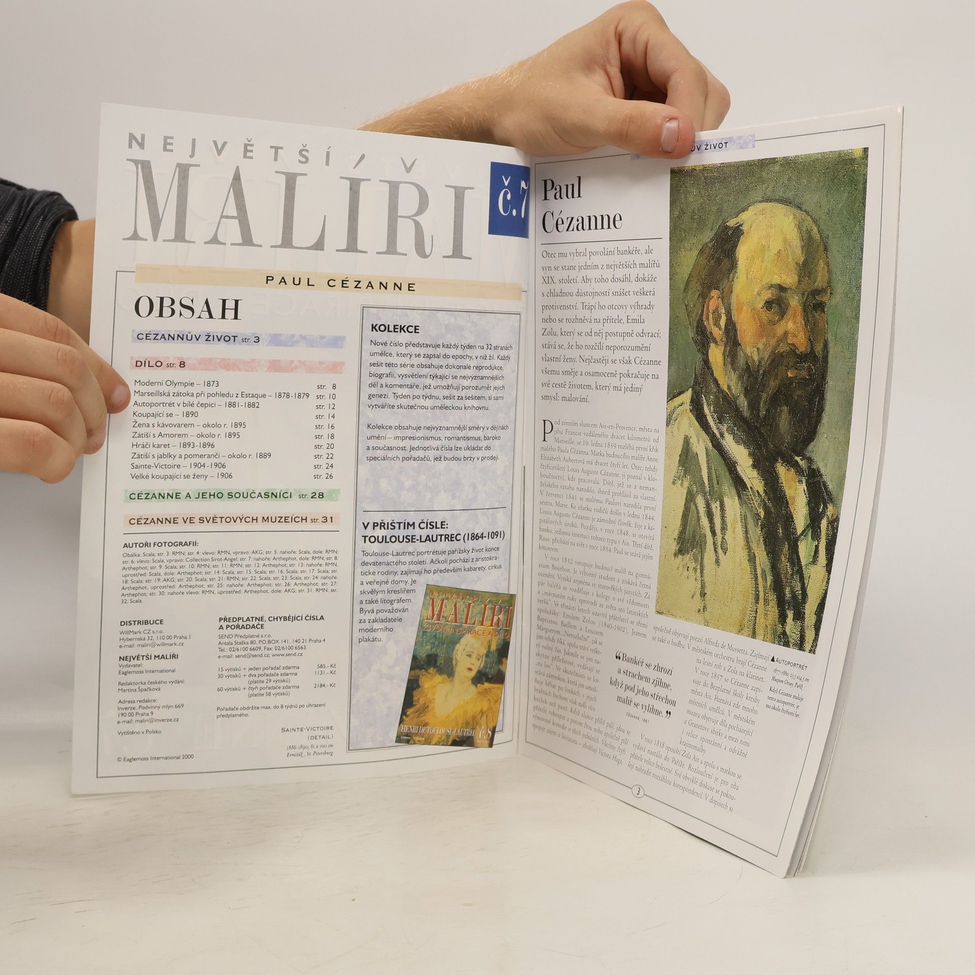 Various authors Největší malíři. Život, inspirace a dílo 7. Paul Cézanne