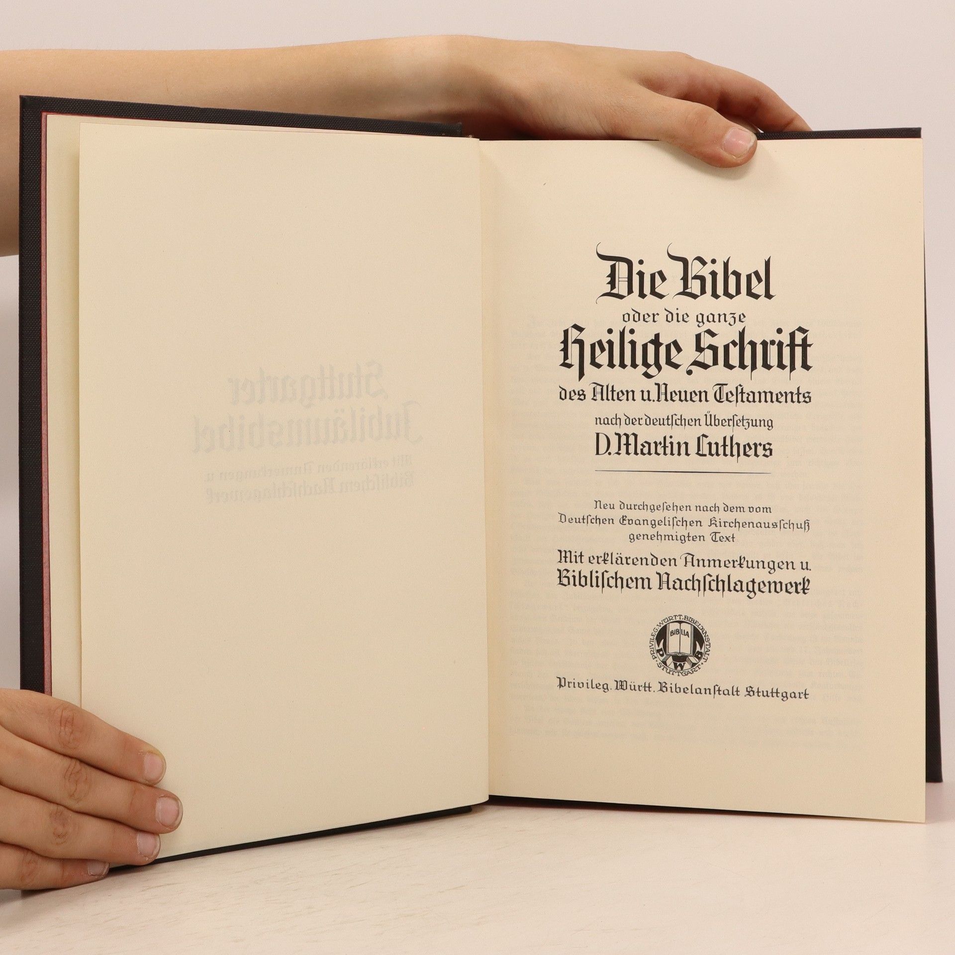 Martin Luther Die Bibel oder die Ganze Heilige Schrift