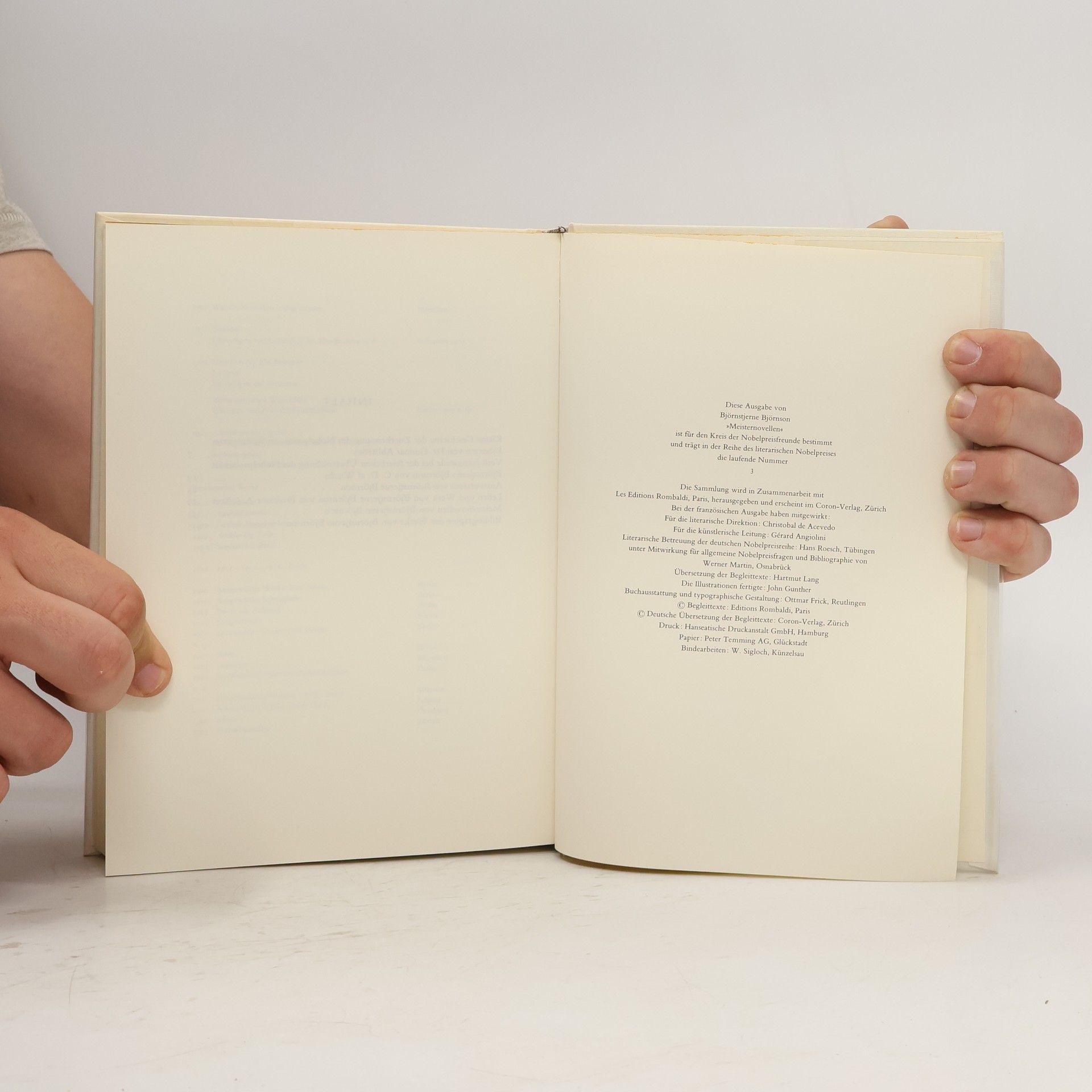 Bjömstjeme Björnson Meisternovellen