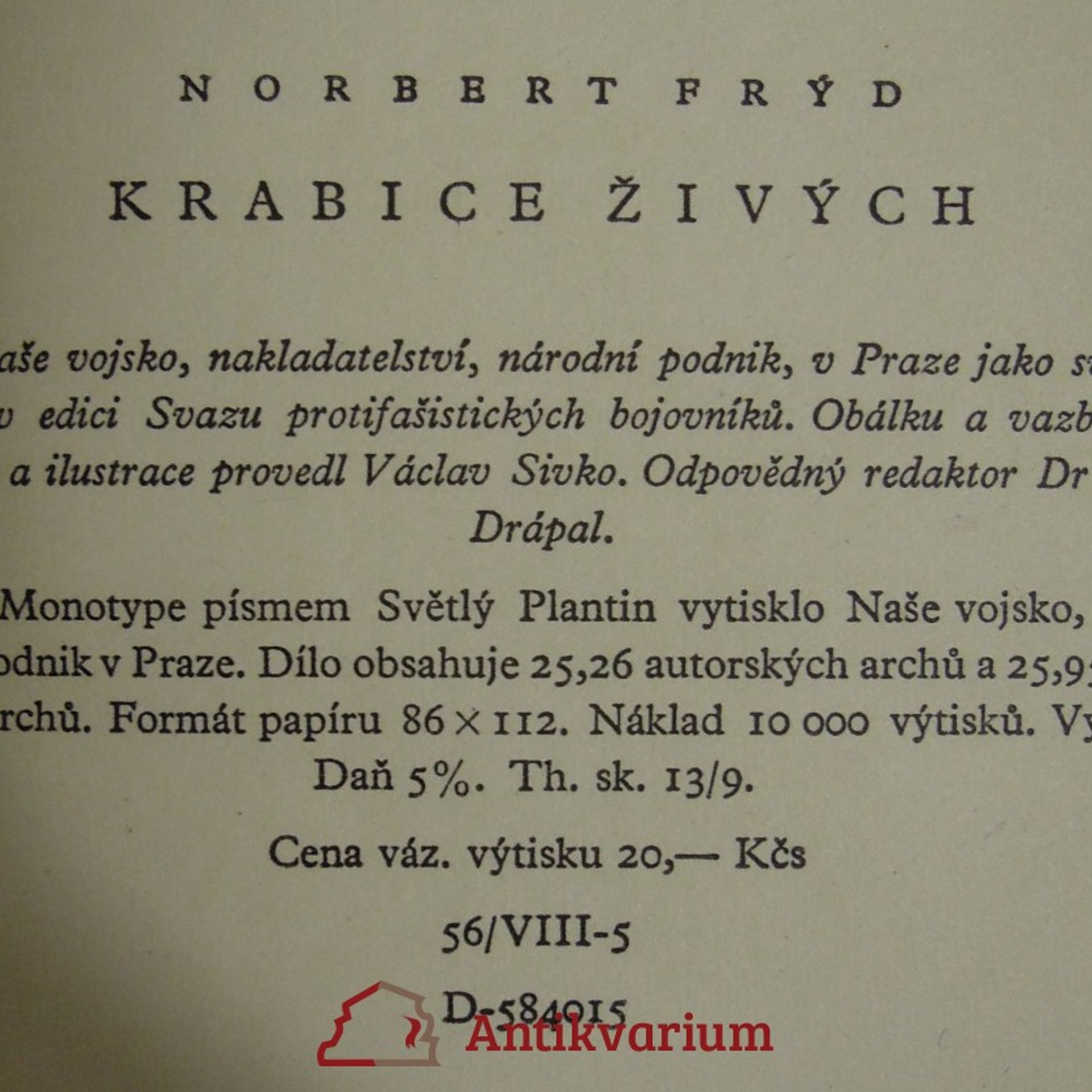 Norbert Frýd Krabice živých