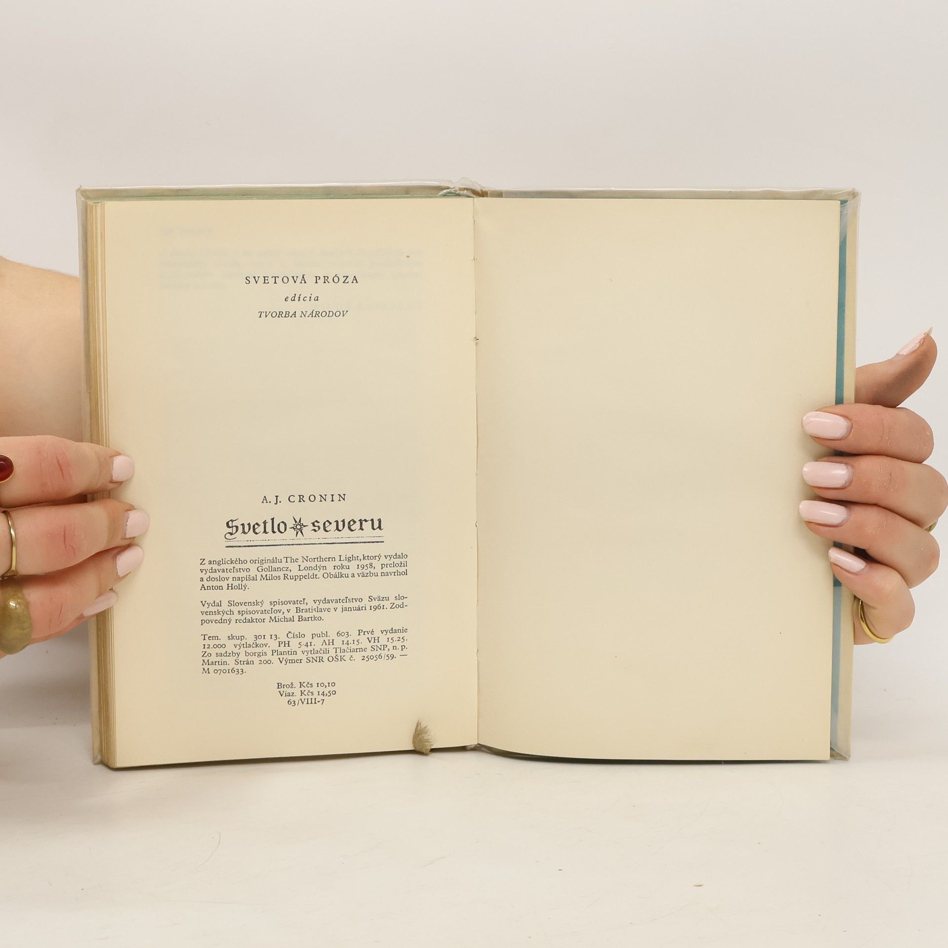 A. J. Cronin Svetlo severu