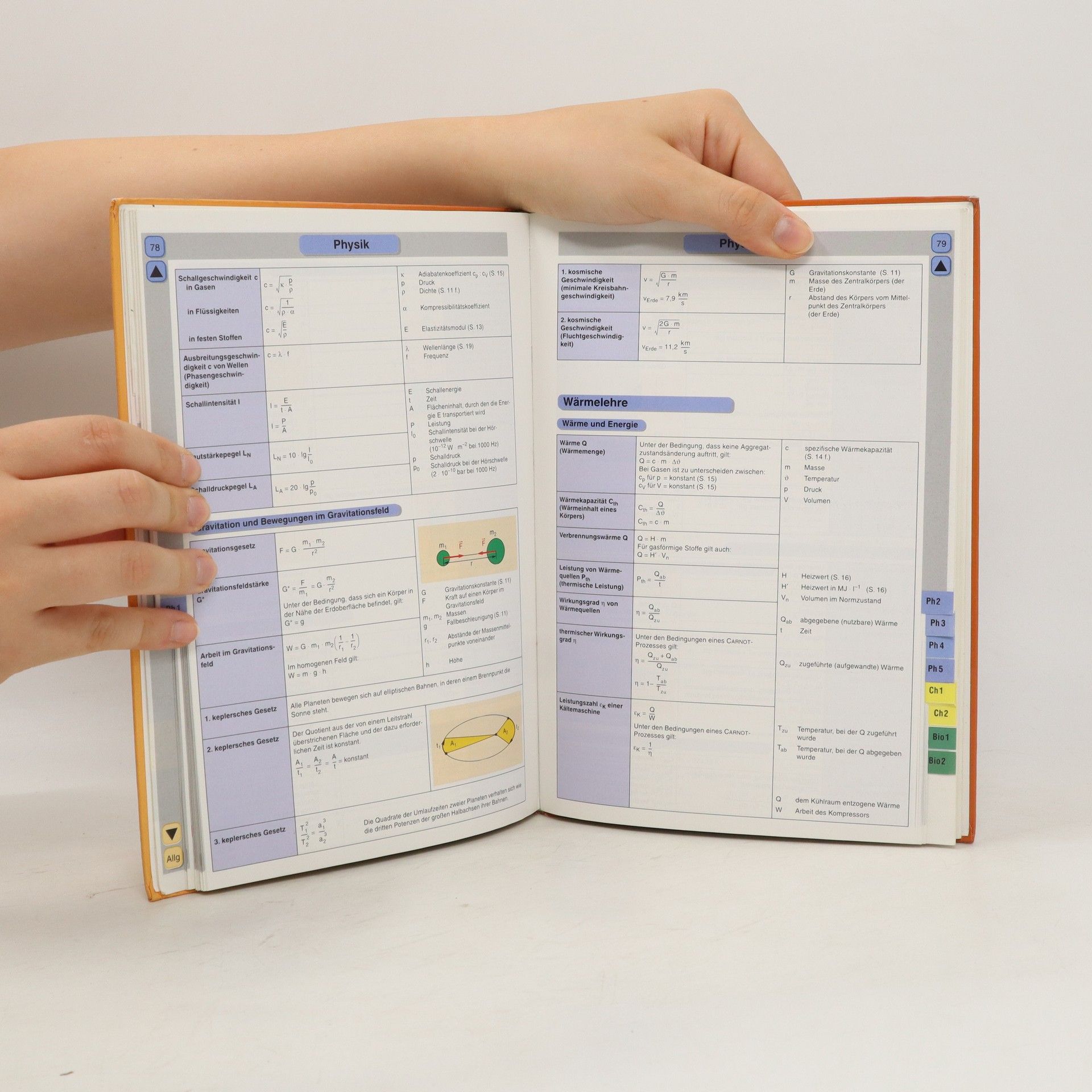 Autorenkollektiv Formeln und Tabellen für die Sekundarstufen I und II