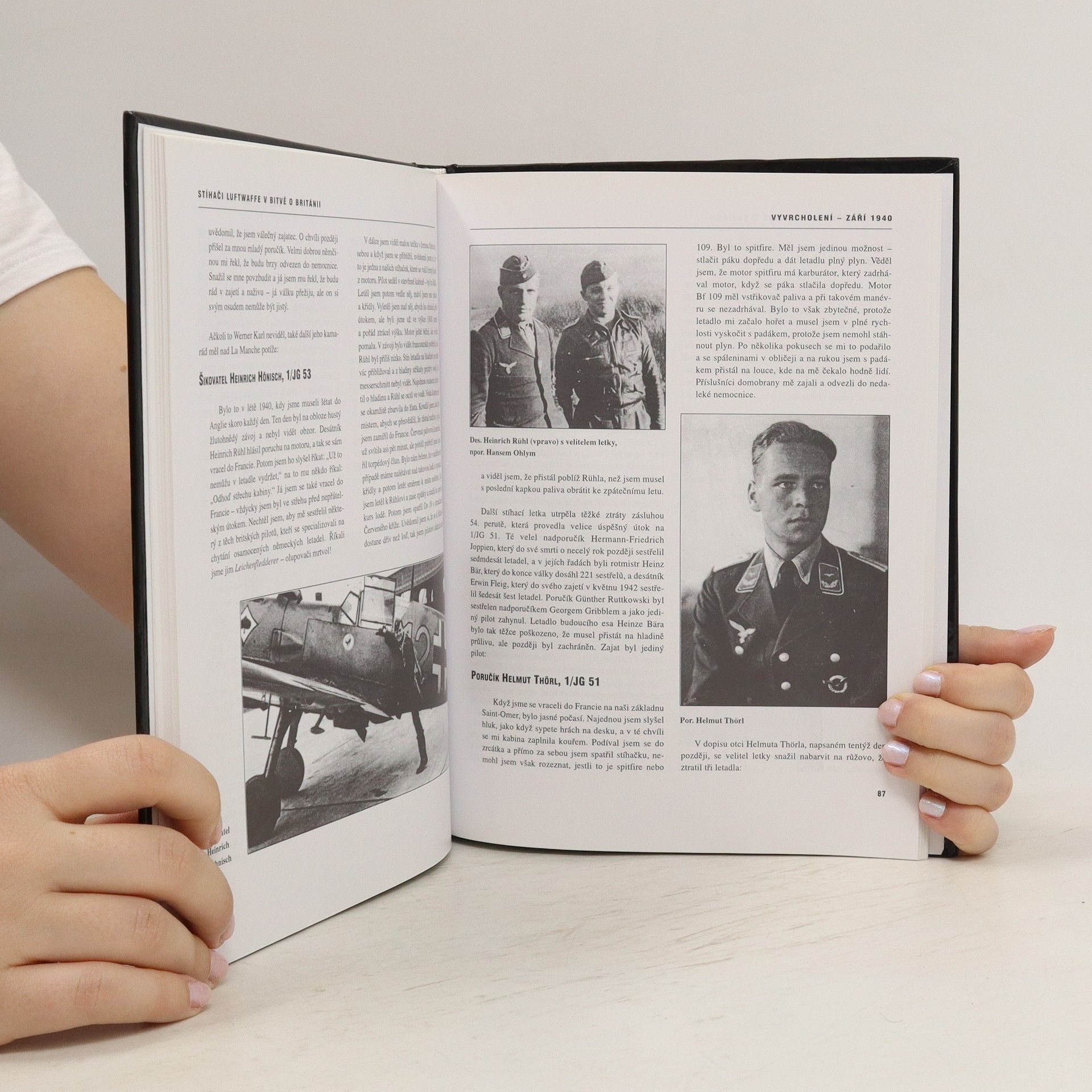 Chris Goss Stíhači Luftwaffe v bitvě o Británii : červenec-říjen 1940