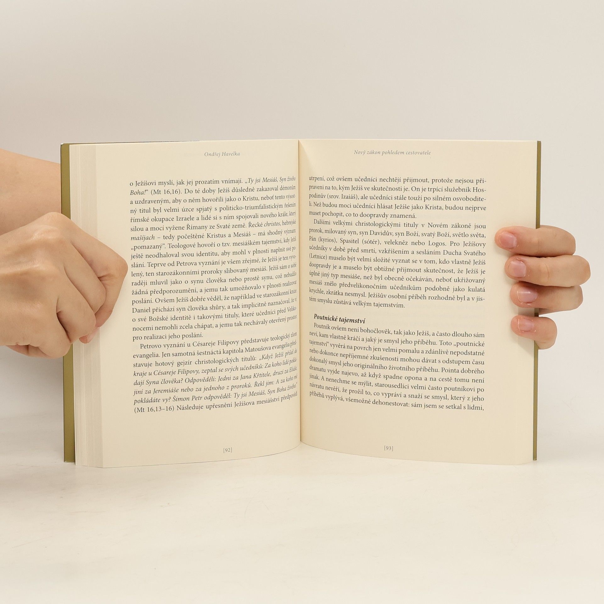 Ondřej Havelka Nový zákon pohledem cestovatele: Bible jako cestopis odhalující směr a smysl Cesty do nebeského Jeruzaléma