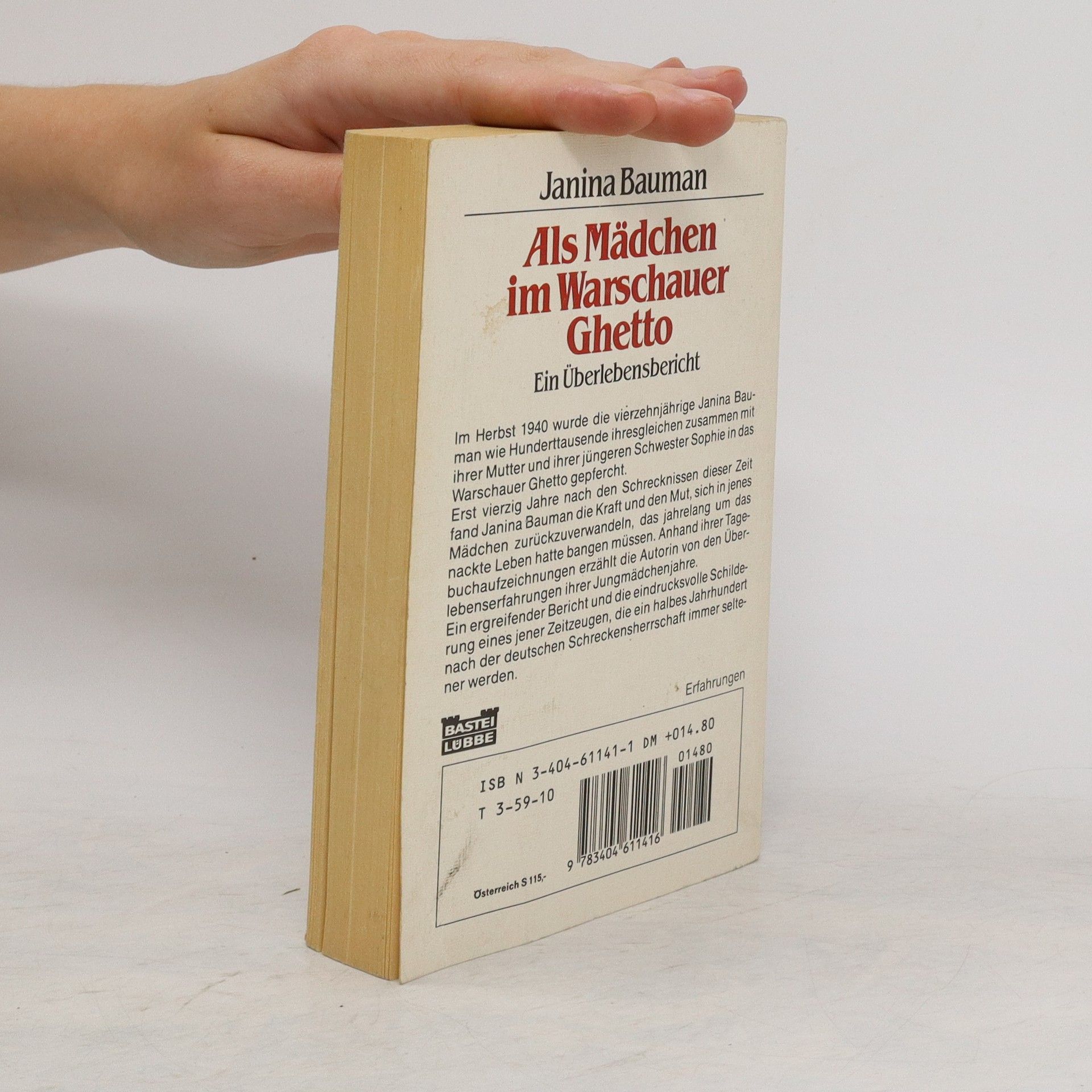 Janina Bauman Als Mädchen im Warschauer Ghetto