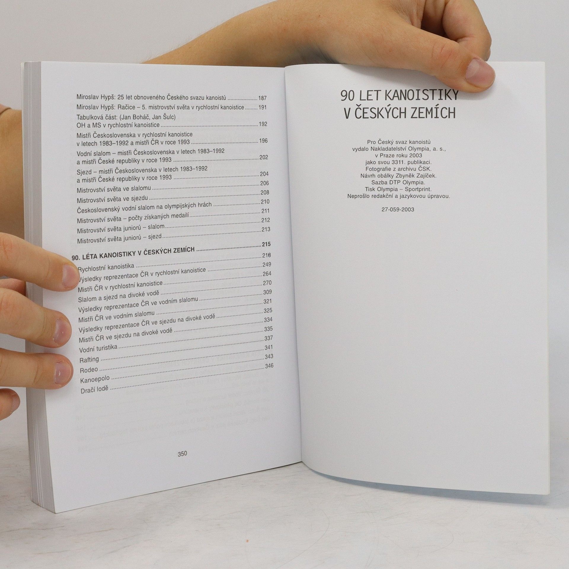 Collectif d'auteurs 90 let kanoistiky v českých zemích