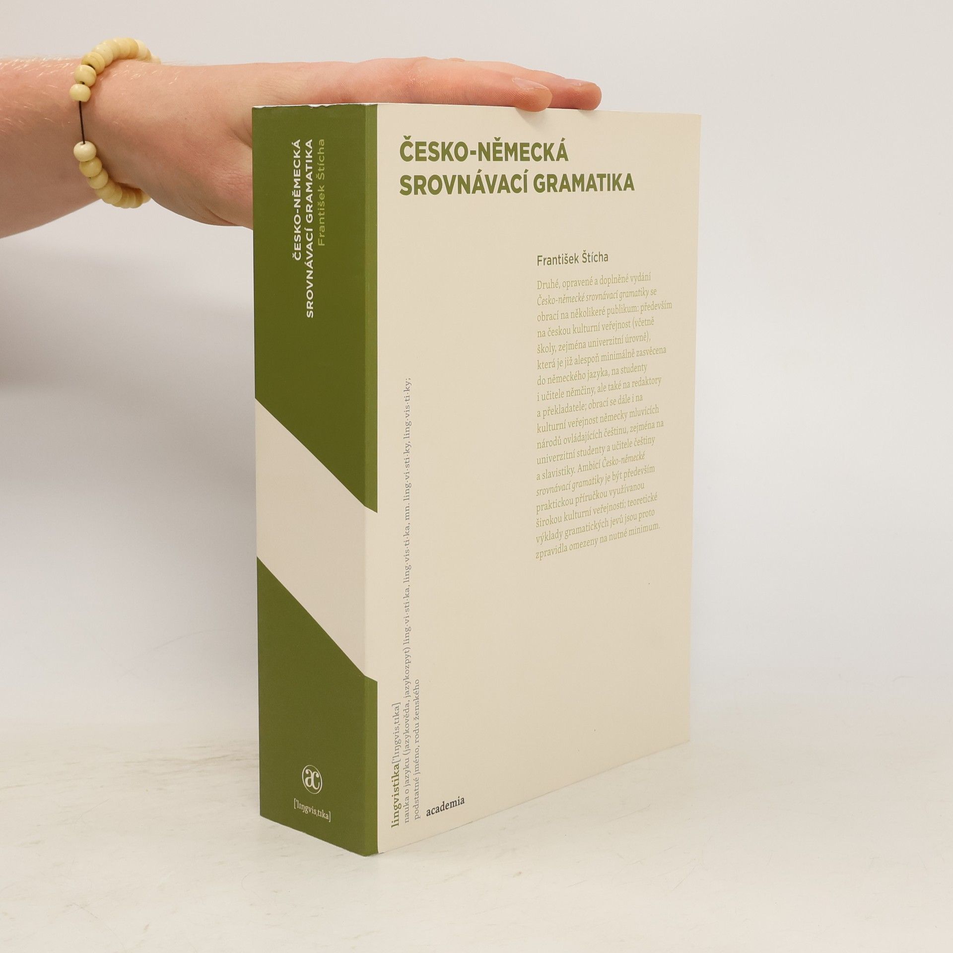 František Štícha Česko-německá srovnávací gramatika