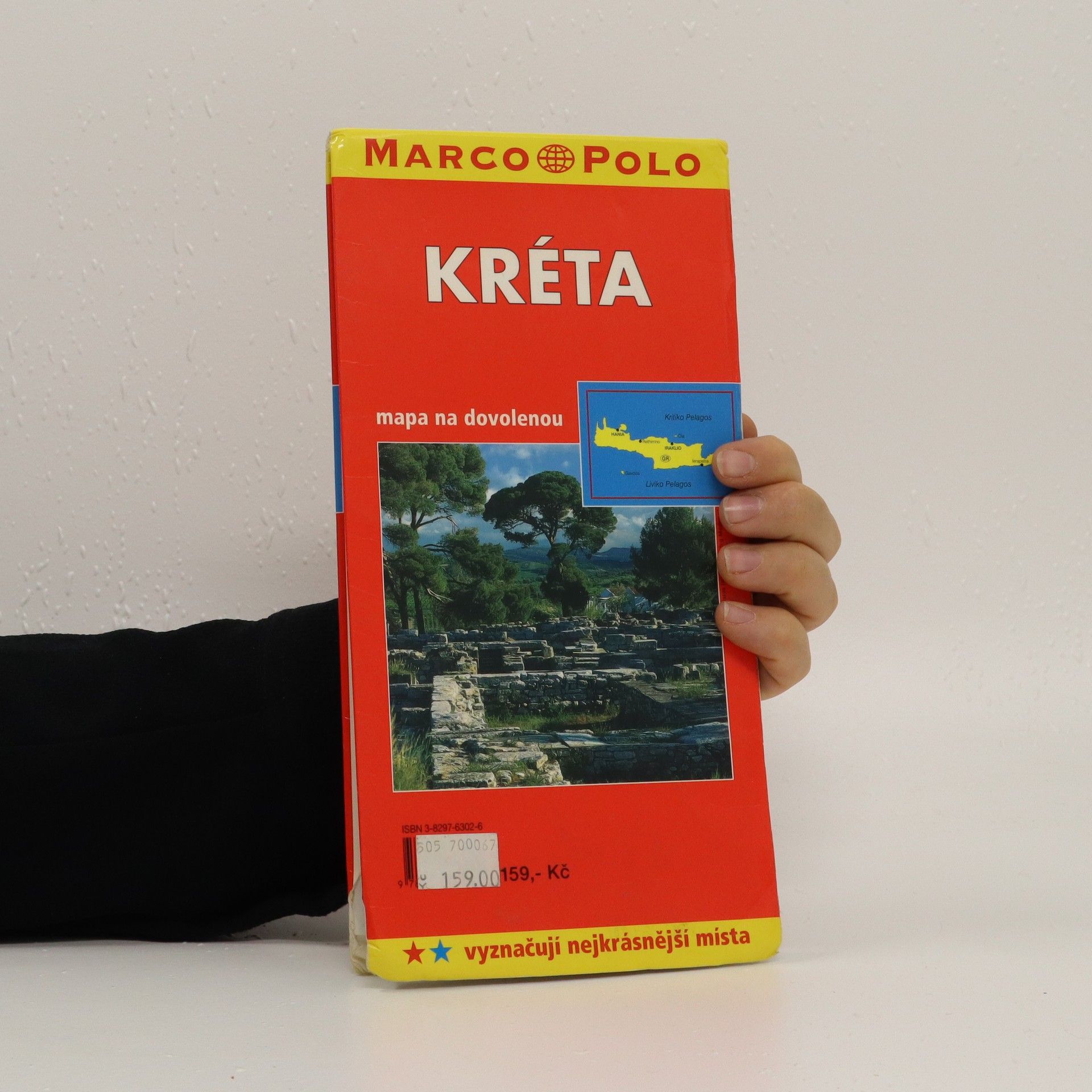 Autores varios Kréta mapa na dovolenou