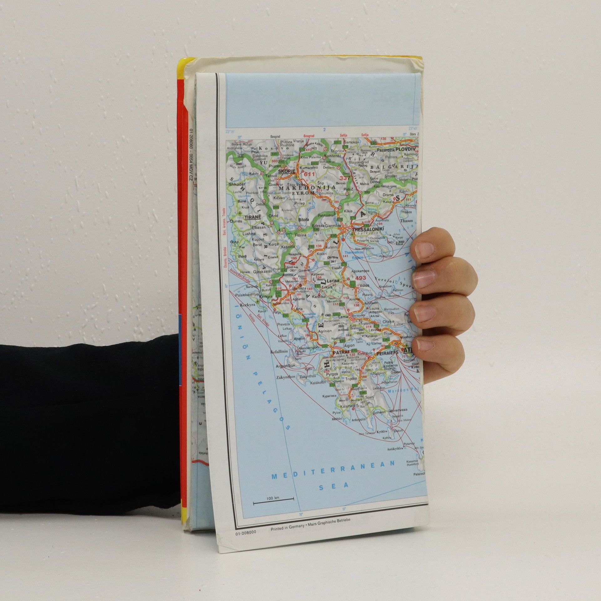 Autores varios Kréta mapa na dovolenou