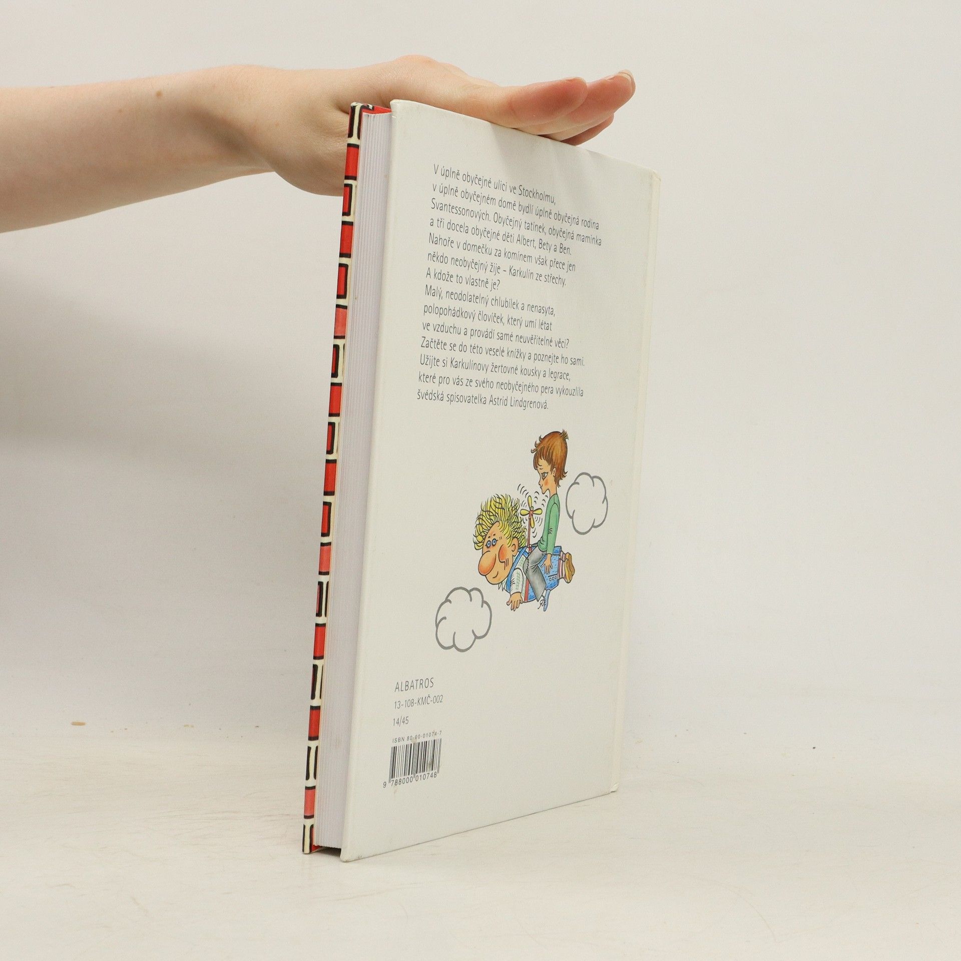 Astrid Lindgren Karkulín ze střechy
