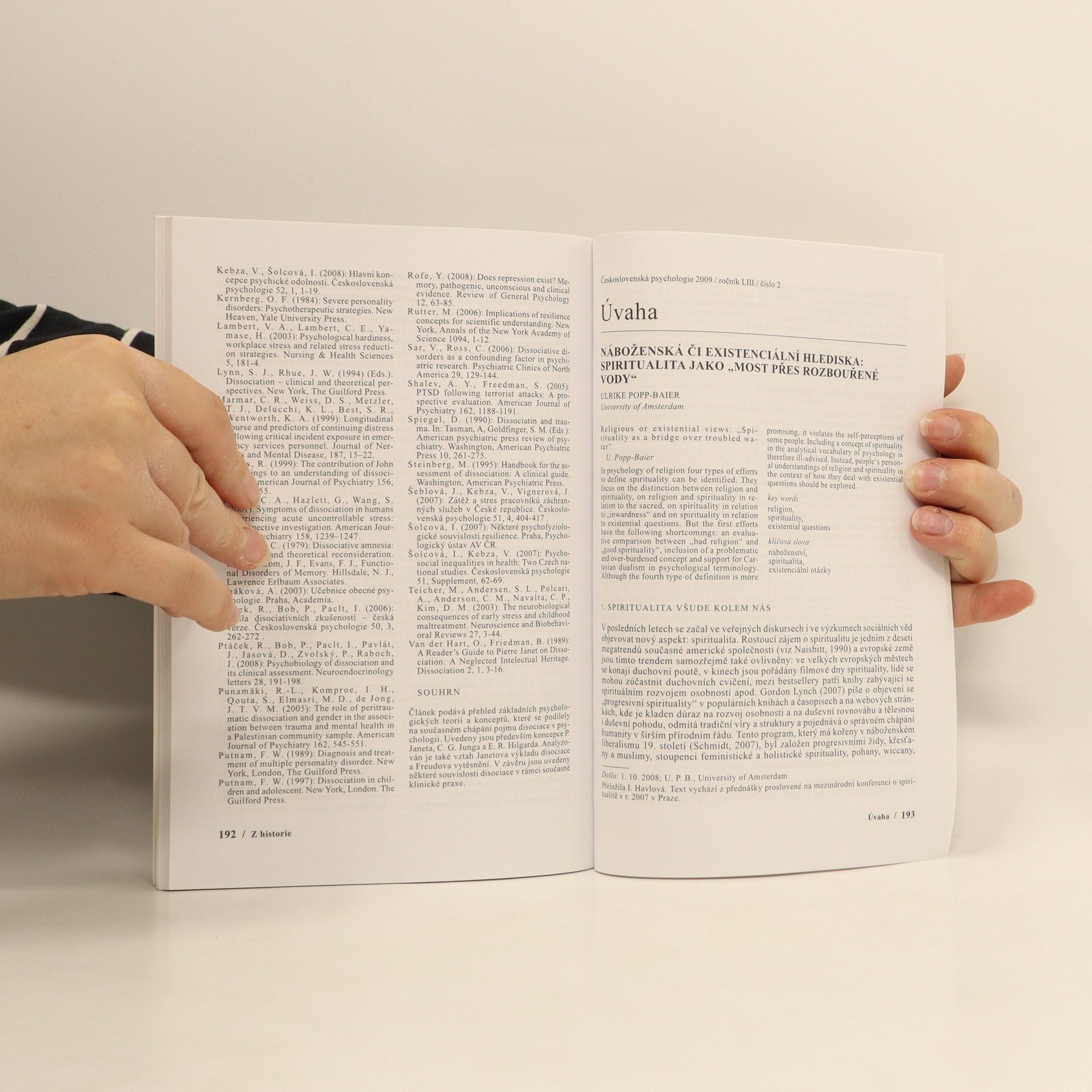 Kolektiv autorů Československá psychologie. Č. 1-6/2019
