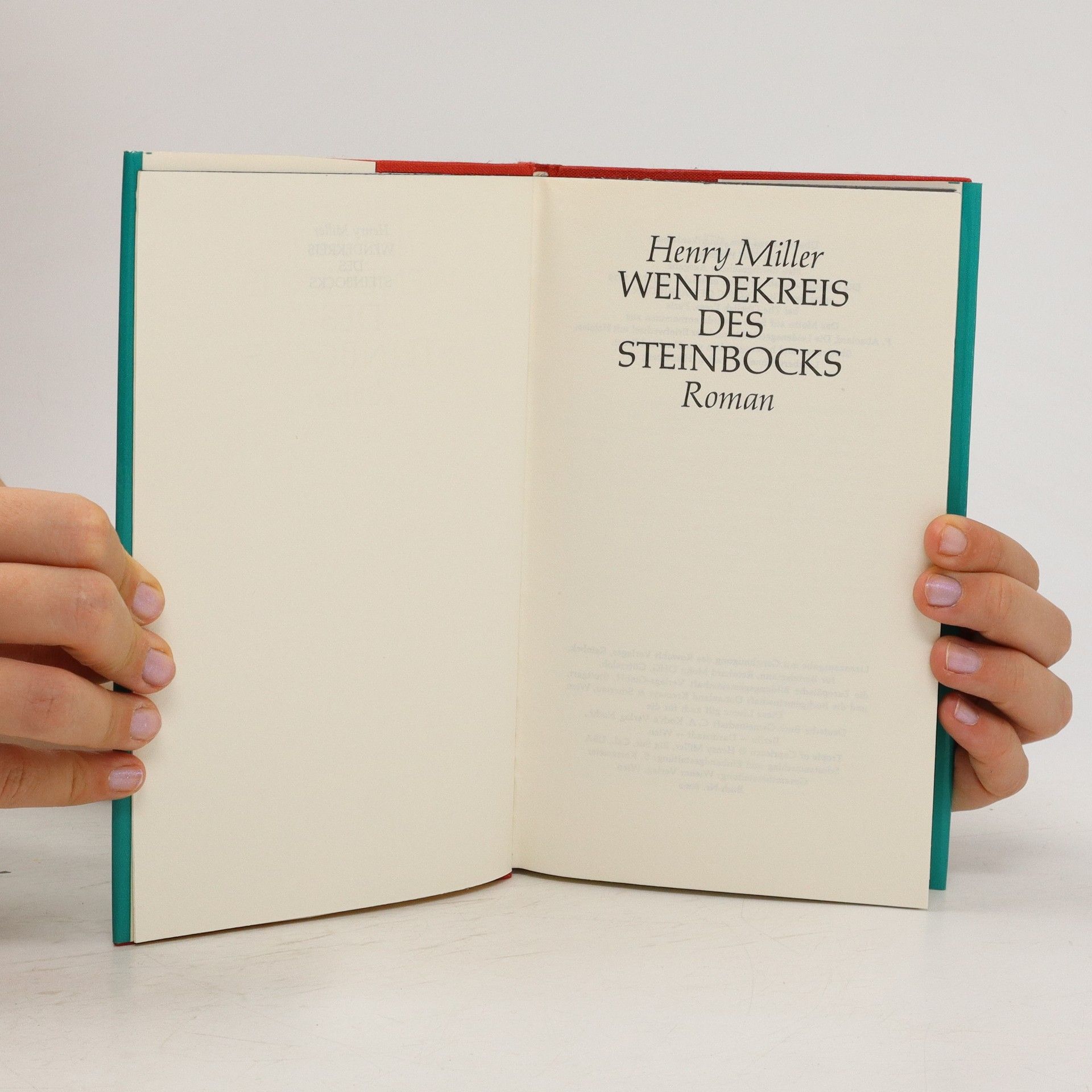 Henry Miller Wendekreis des Steinbocks