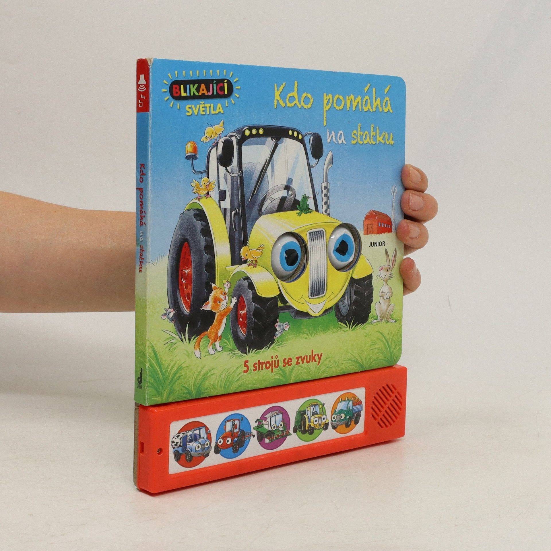 kolektiv Kdo pomáhá na statku - 5 strojů se zvuky a blikajícími světly