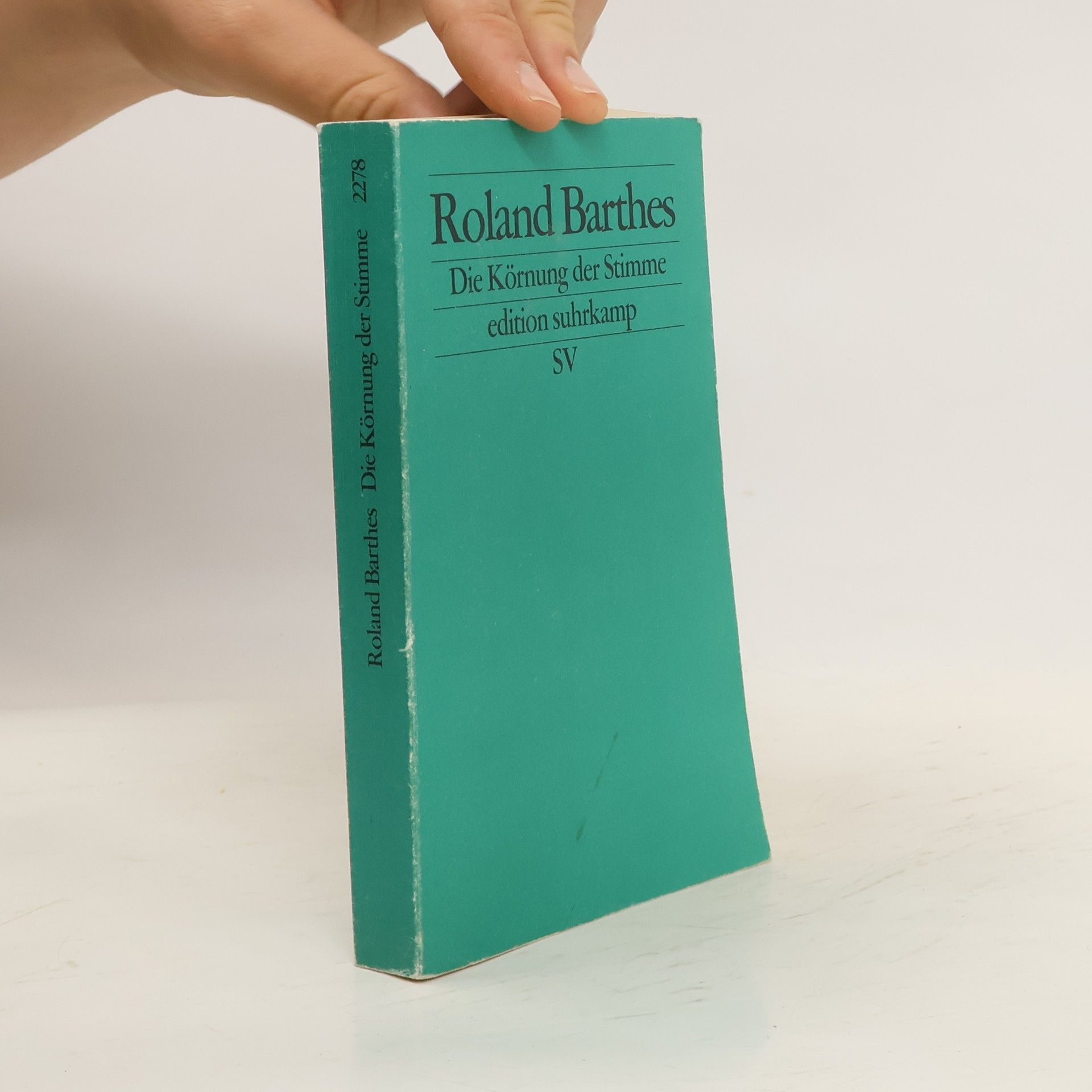 Roland Barthes Die Körnung der Stimme
