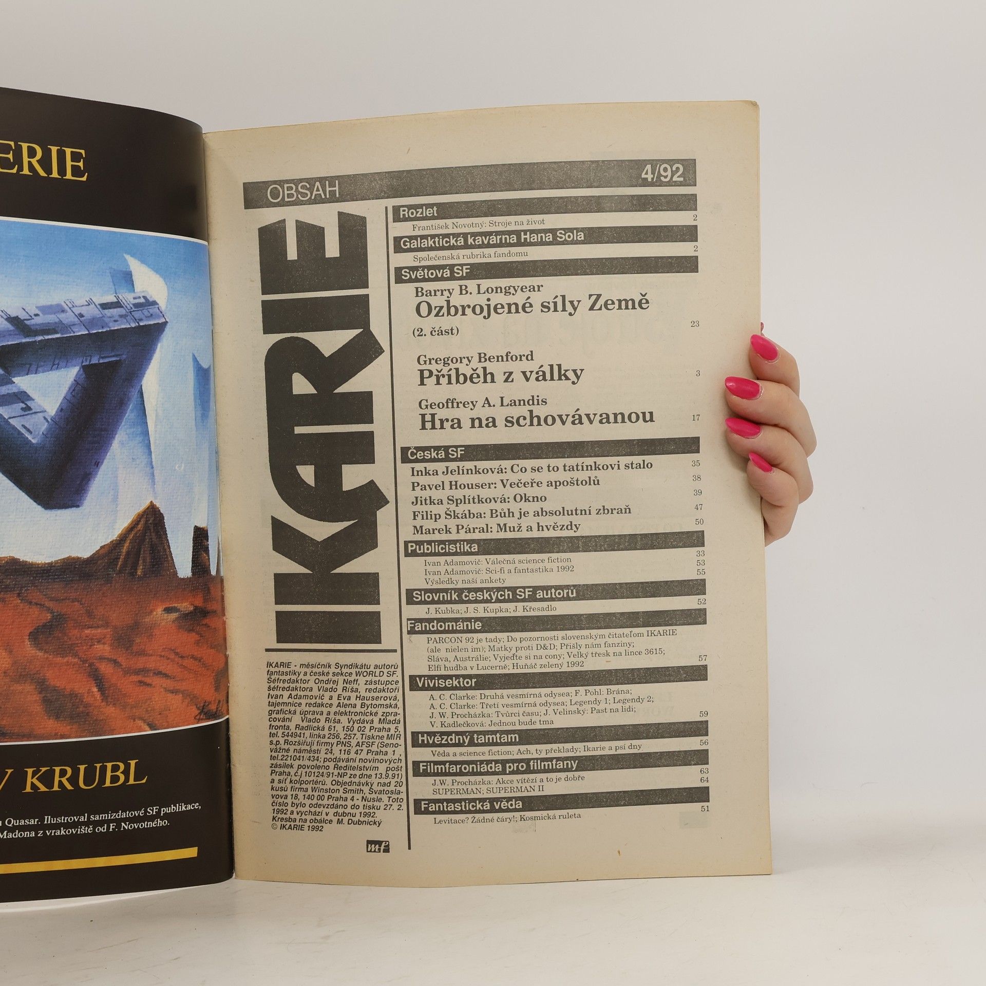 Collectif d'auteurs Ikarie 6/1992
