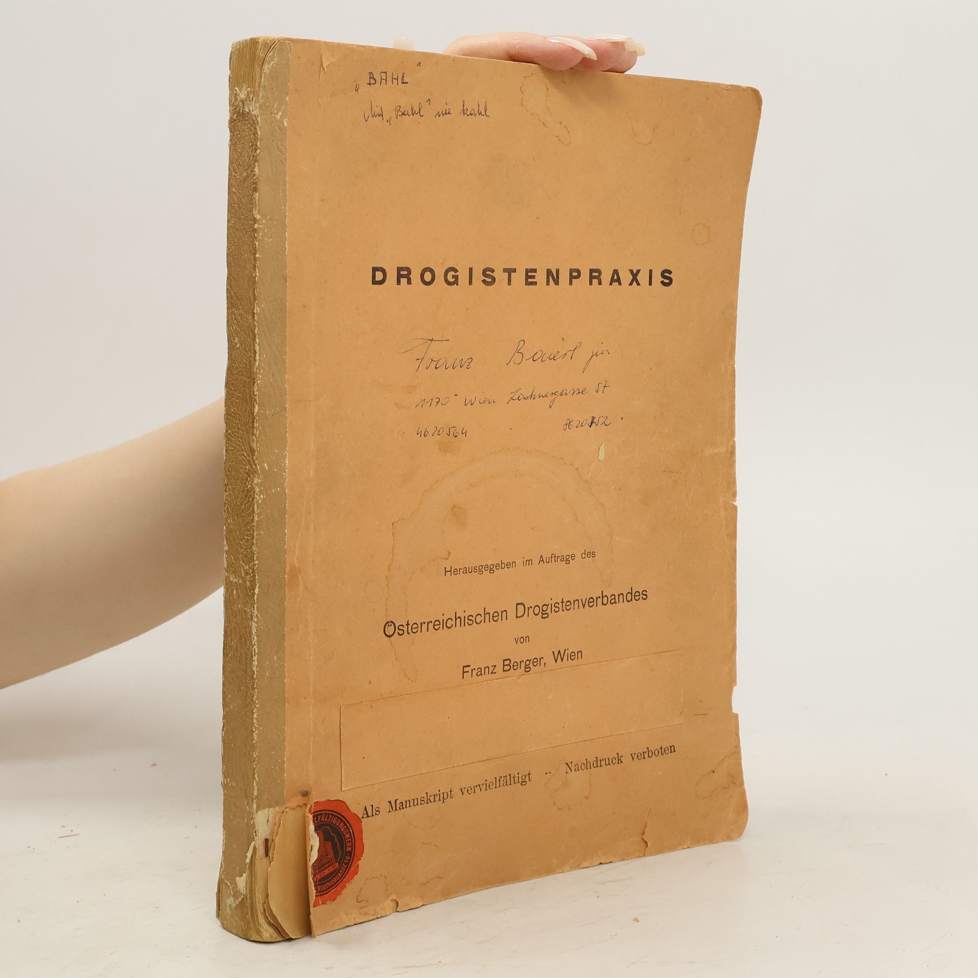 Collectif d'auteurs Drogistenpraxis