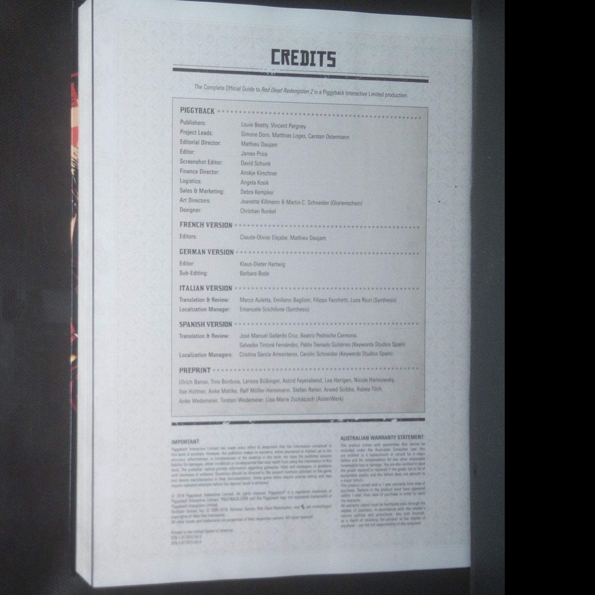 AA.VV. The Complete Official Guide to Red Dead Redemption 2
