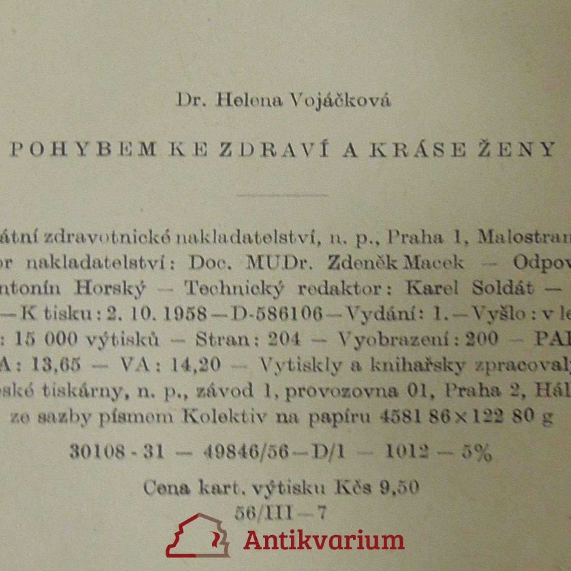 Helena Vojáčková Pohybem ke zdraví a kráse ženy