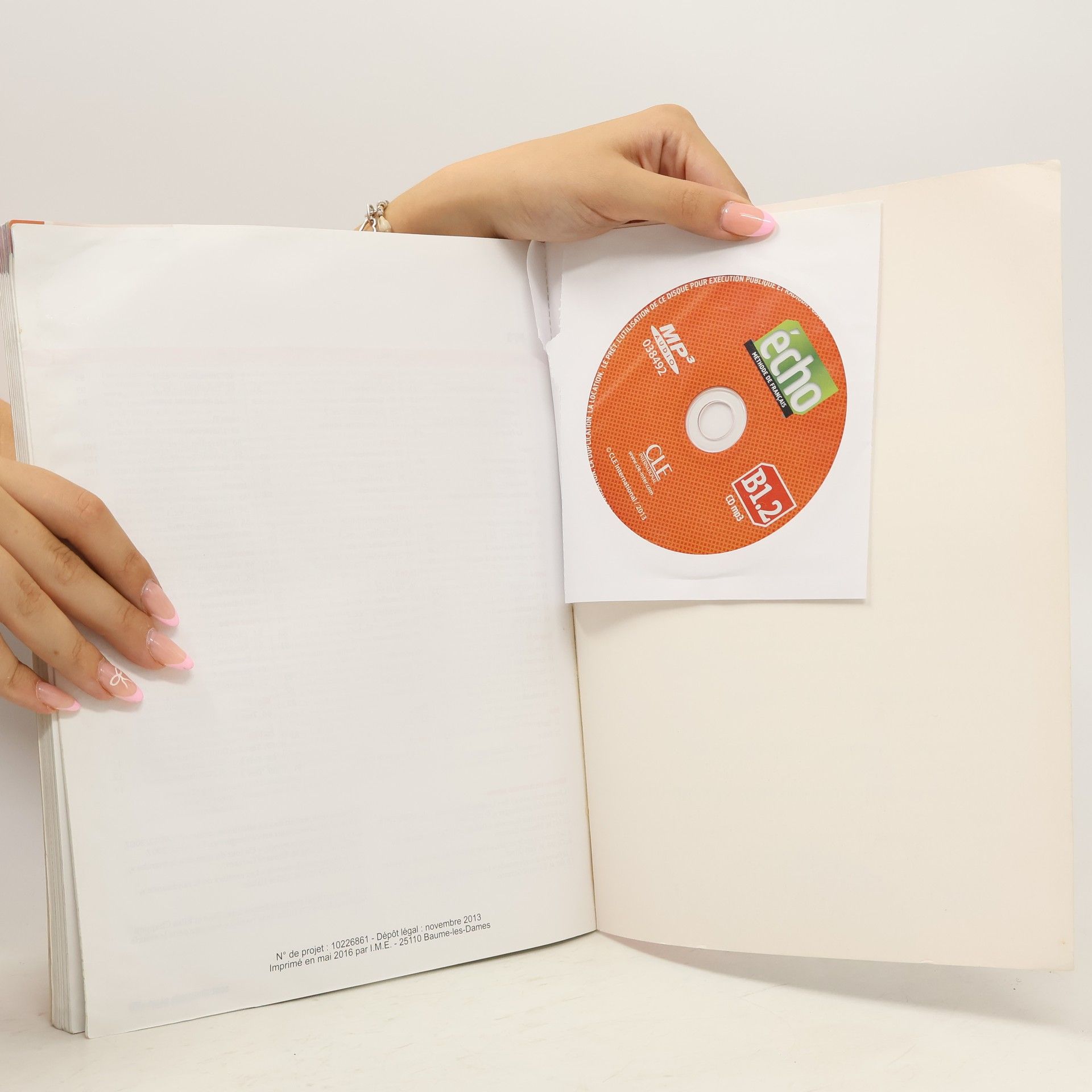 Auteurscollectief Echo B1.2 : Cahier personnel d'apprentissage. + Corrigés et Transcriptions