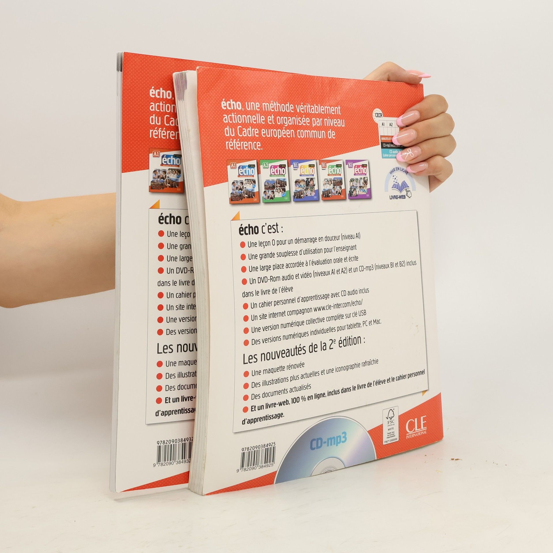 Auteurscollectief Echo B1.2 : Cahier personnel d'apprentissage. + Corrigés et Transcriptions