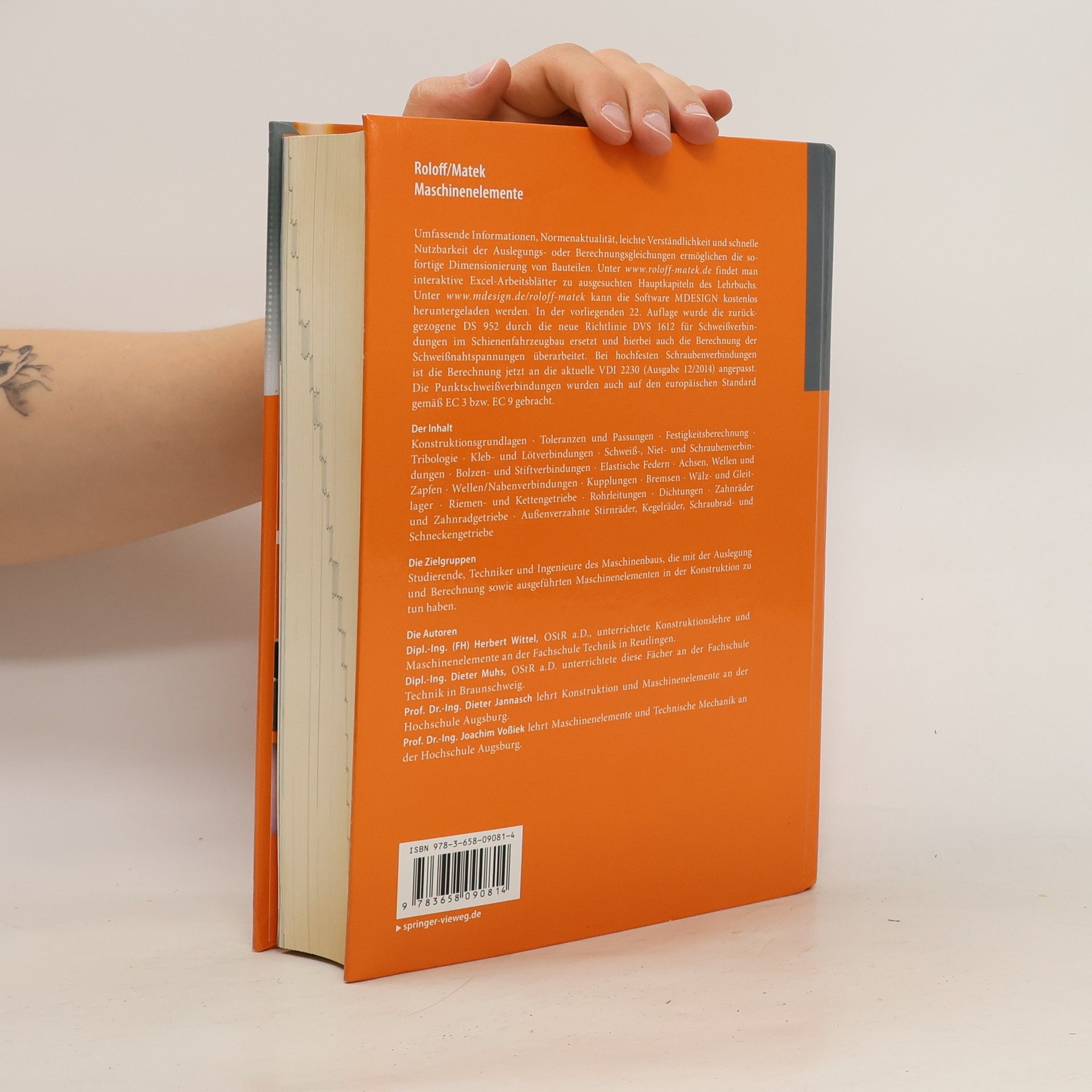 Dieter Muhs Roloff/Matek Maschinenelemente
